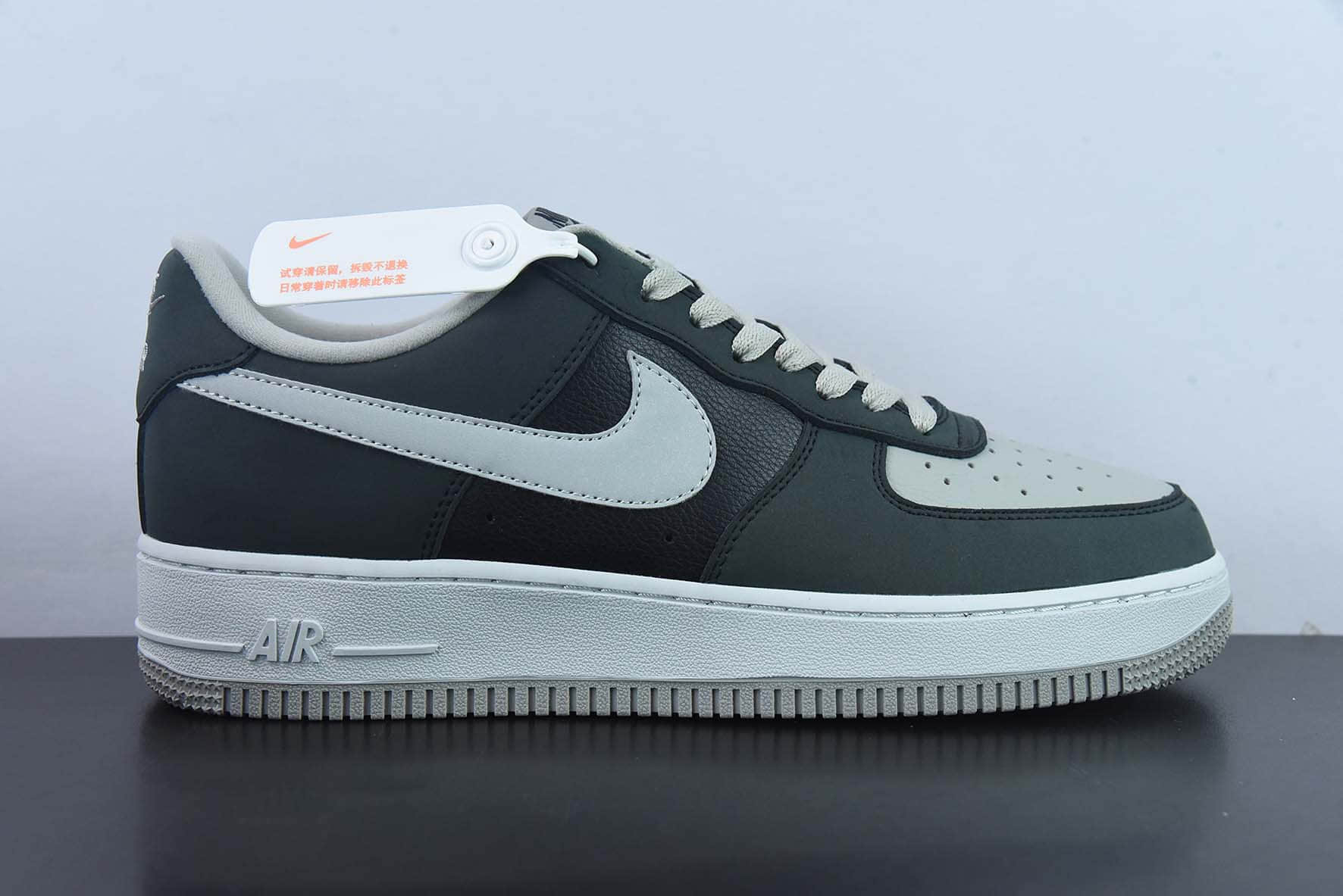 耐克Nike Air Force 1 Low 07 影子灰空军一号低帮休闲板鞋纯原版本 货号：CW6817-777