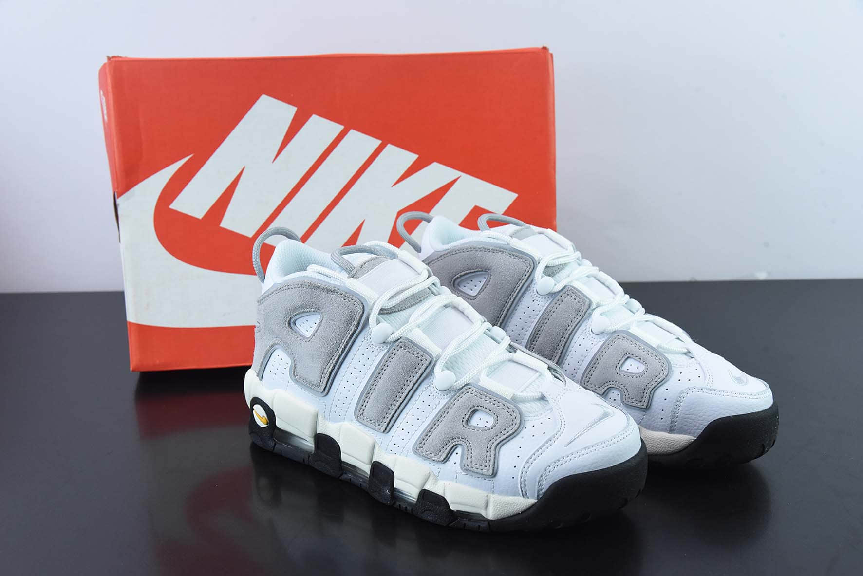 耐克 Nike Air More Uptempo皮蓬初代蓝灰经典高街百搭篮球鞋纯原版本 货号:DZ4516-100