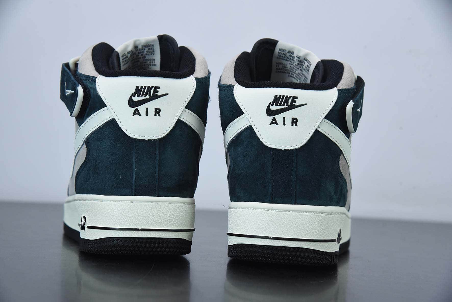 耐克Nike Air Force 1'07 奶白灰绿空军一号中帮运动休闲板鞋纯原版本 货号: DE6933-865