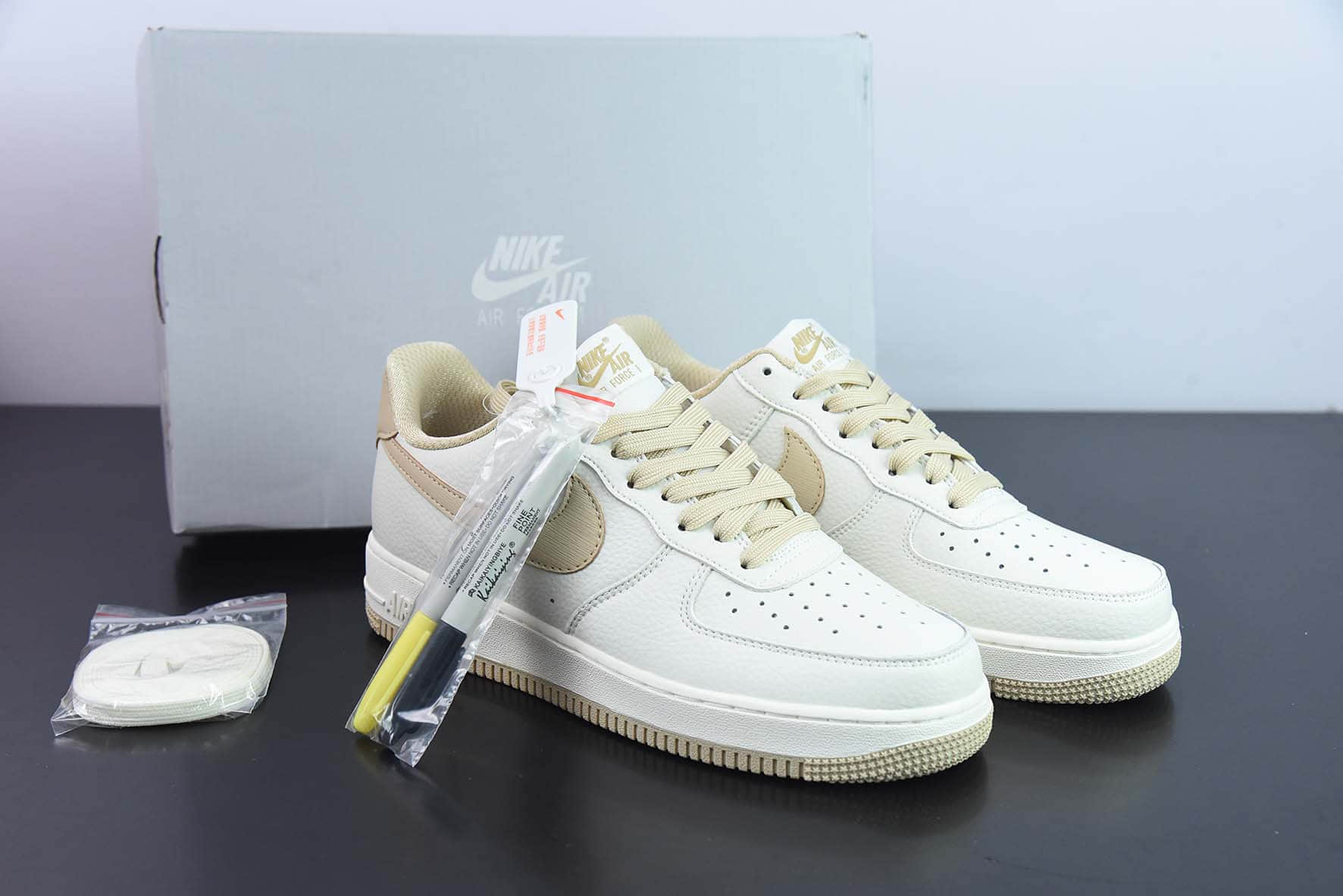 耐克Nike Air Force 1 Low '07 “米卡其”配色低帮空军一号休闲板鞋纯原版本 货号：GR5263-023