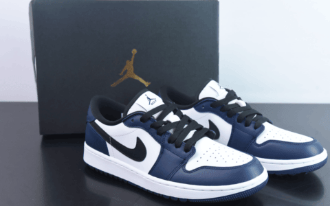 乔丹Air Jordan 1 Low Golf AJ1 乔1全新高尔夫系列午夜蓝低帮文化篮球鞋纯原版本 货号：DD9315-104