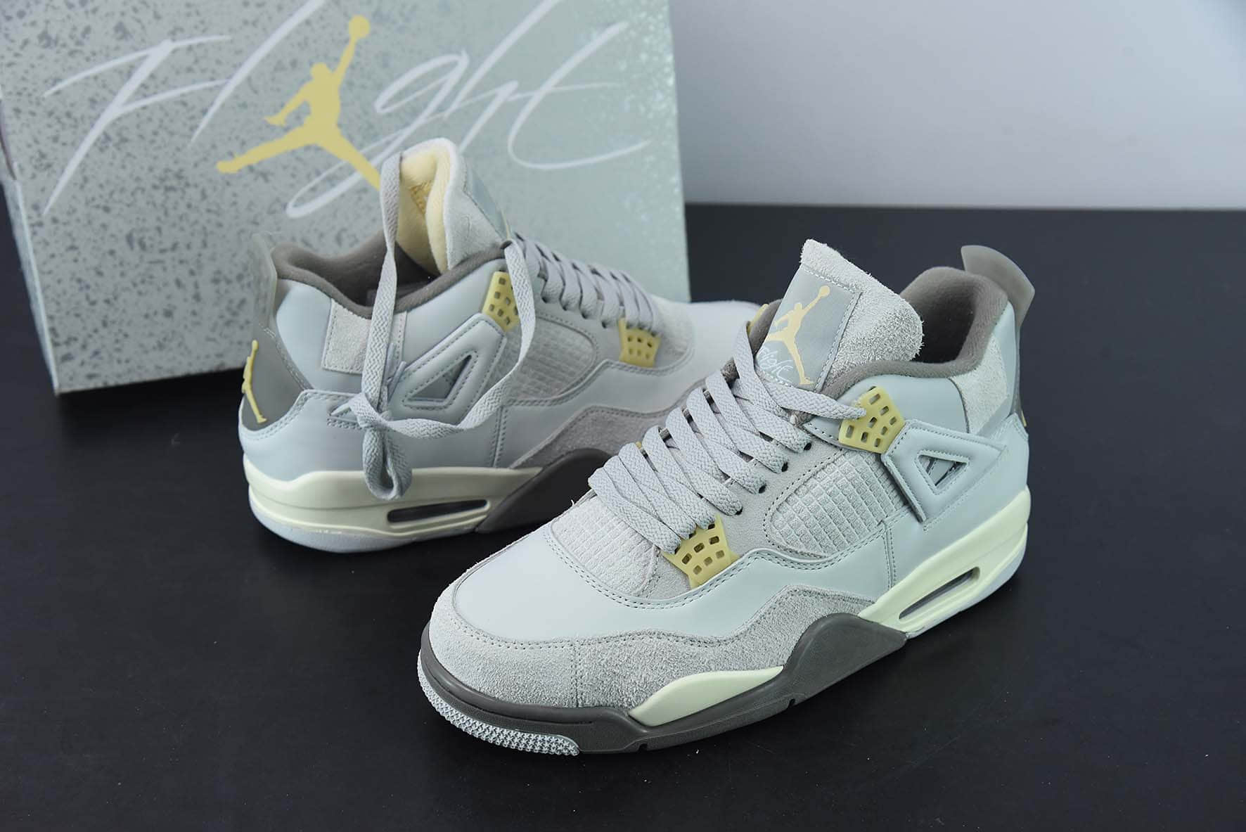 乔丹Air Jordan 4 SE Craft “Photon Dust”AJ4兔年限定灰兔子低帮文化篮球鞋纯原版本 货号：DV3742-021