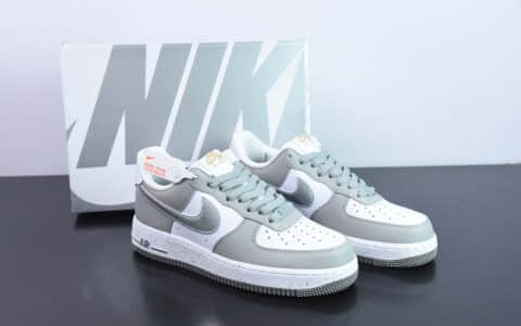 耐克Nike Air Force 1 Low '07 “灰银泼墨”空军一号低帮休闲板鞋纯原版本 货号：MK5639-889