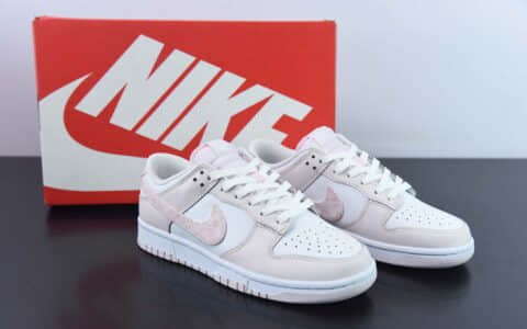 耐克Nike Dunk Low Pink Paisley 樱花粉腰果花低帮休闲板鞋纯原版本 货号：FD1449-100