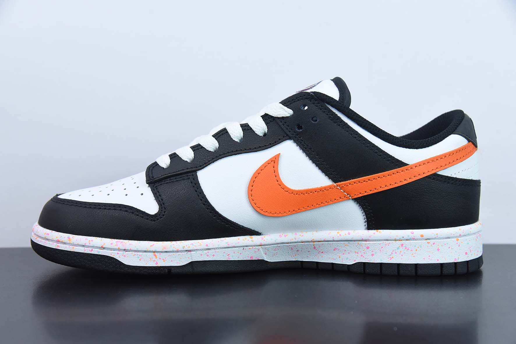 耐克Nike Dunk Low Multi-Color Swoosh 三色彩勾低帮休闲板鞋纯原版本 货号:FD4623-131