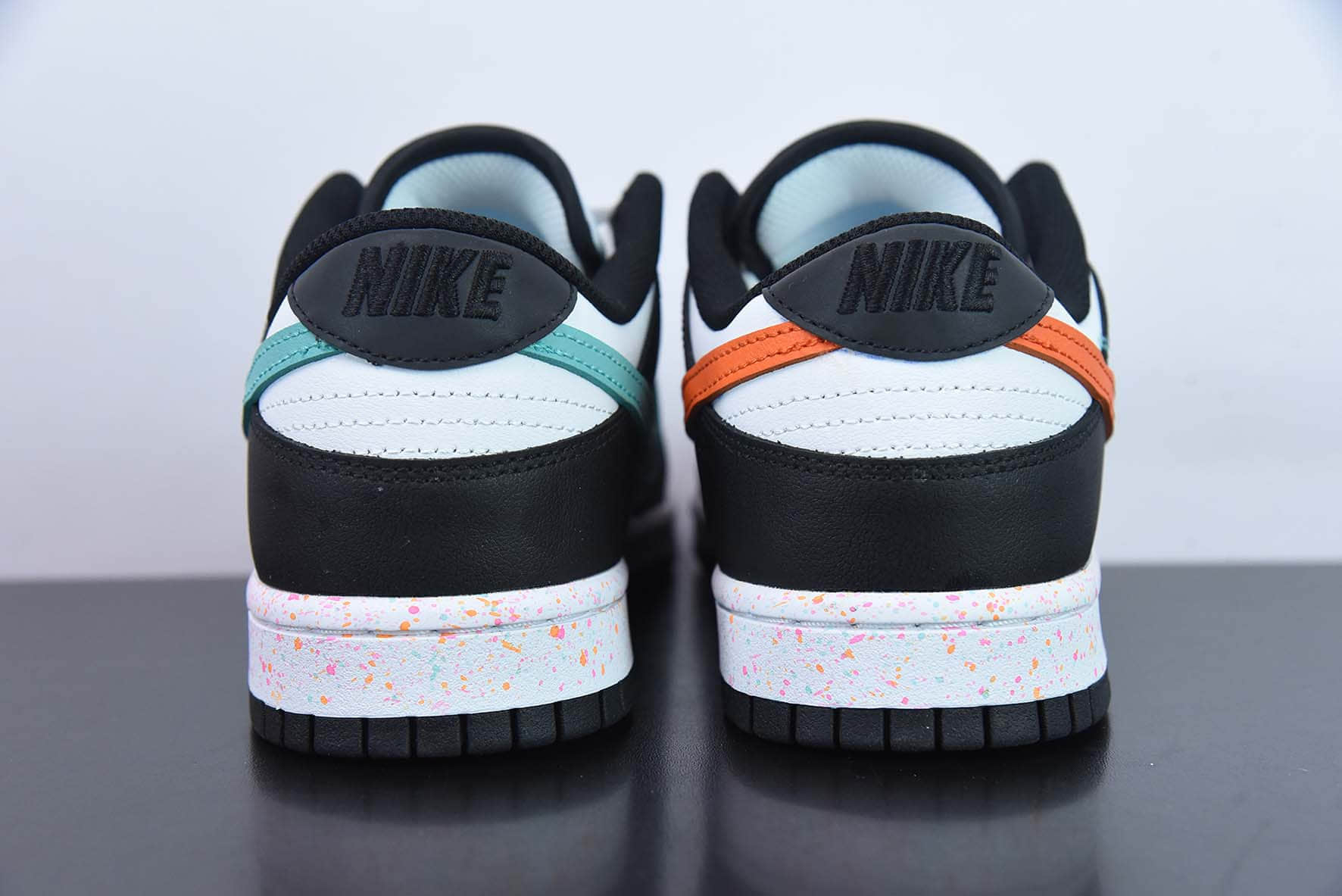 耐克Nike Dunk Low Multi-Color Swoosh 三色彩勾低帮休闲板鞋纯原版本 货号:FD4623-131