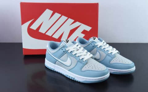 耐克Nike SB Dunk Low RetroGrey Fog Worn Blue灰蓝拼色SB扣篮系列低帮休闲运动滑板板鞋纯原版本 货号：FB1871-011