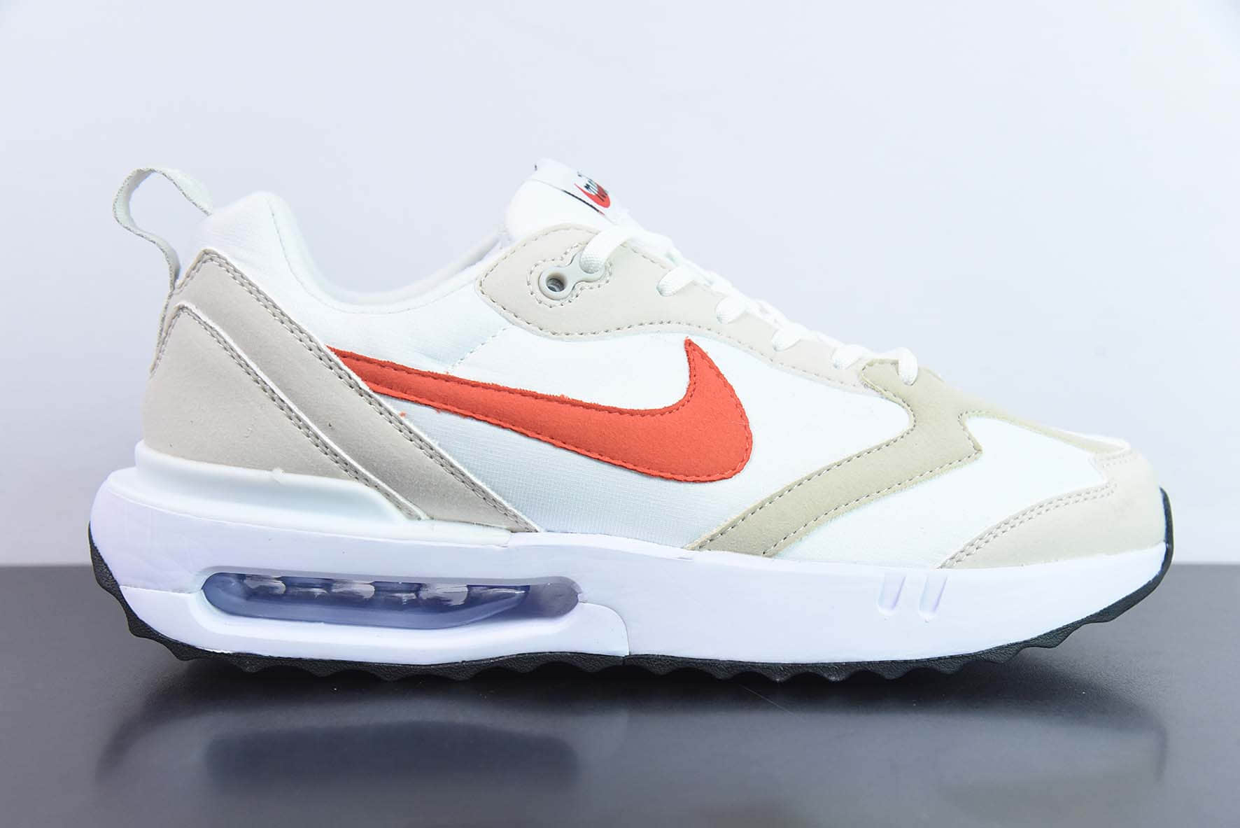 耐克Nike Air Max DawnBlackWhite黎明系列白棕红低帮气垫百搭休闲运动慢跑鞋纯原版本 货号：DC4068-101