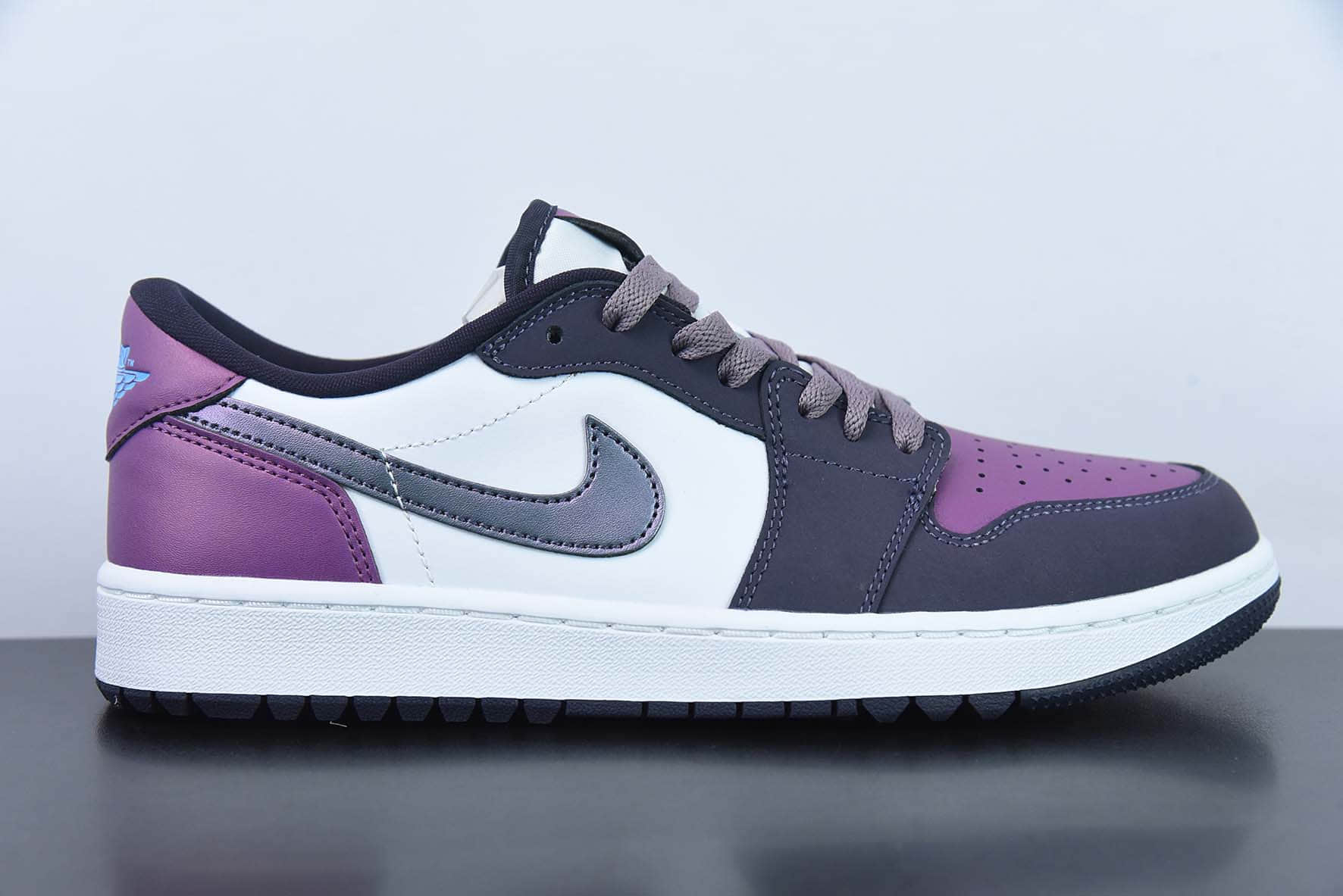 乔丹Air Jordan 1 Low Golf Copa AJ1高尔夫系列白紫脚趾低帮文化篮球鞋纯原版本 货号：DZ9787-155