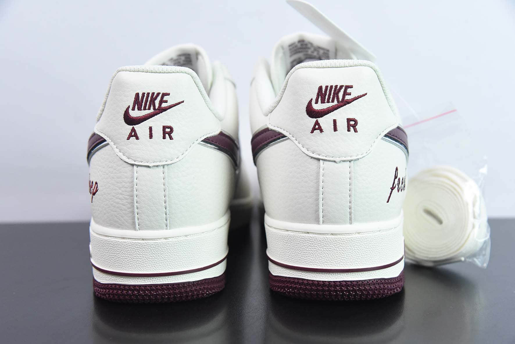 耐克Nike Air Force 1'07 Low Keep Fresh 米酒红小勾空军一号低帮休闲板鞋纯原版本 货号:BM2023-102
