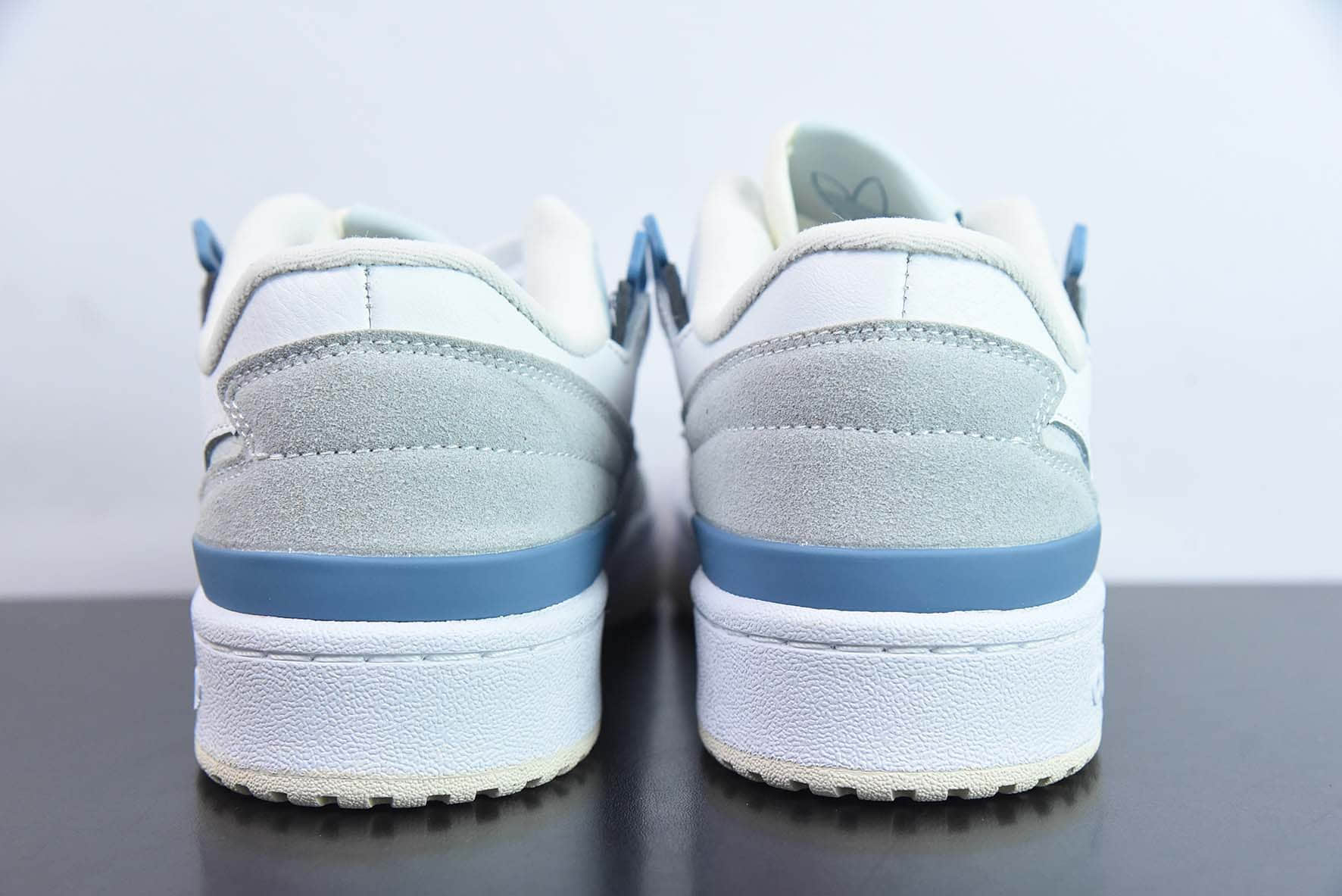 阿迪达斯Adidas Fornm Exhibit Low 阿迪 84白湖蓝低帮复古休闲板鞋纯原版本 货号：GW6348