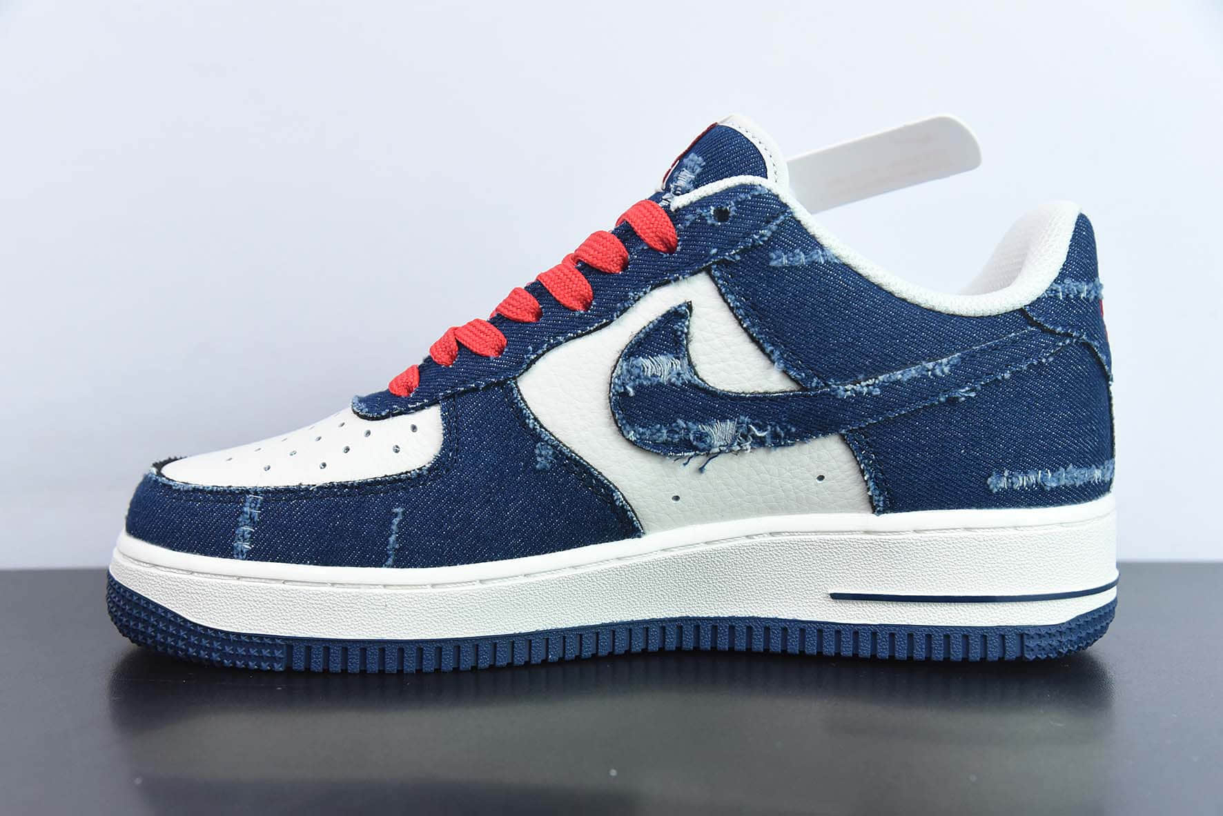 耐克Nike Levi's ×Nike Air Force 1 Low 李维斯联名牛仔拼接空军一号低帮休闲板鞋纯原版本 货号:VT5698-569