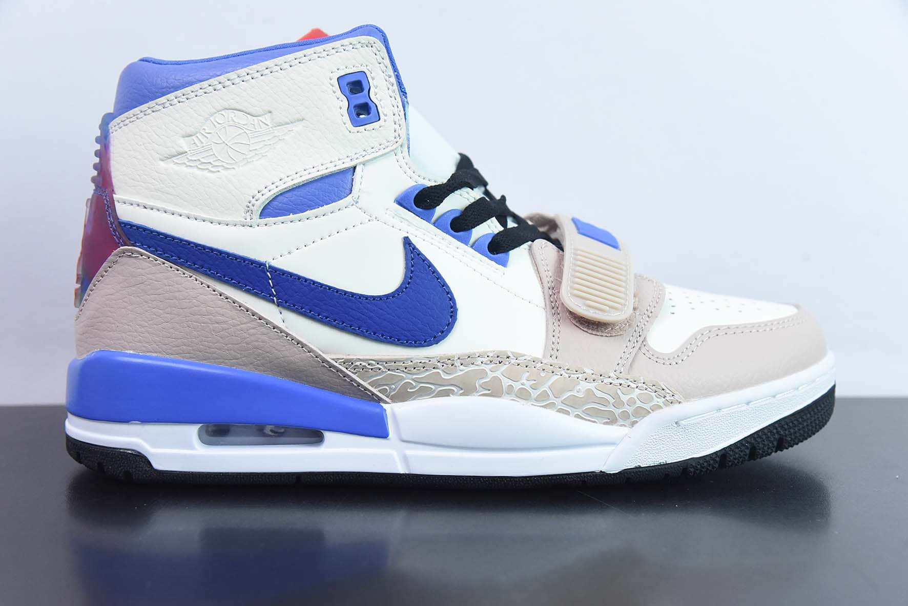 乔丹Air Jordan Legacy AJ312 米棕爆裂纹高帮魔术贴三合一板鞋纯原版本 货号:FD4332-141