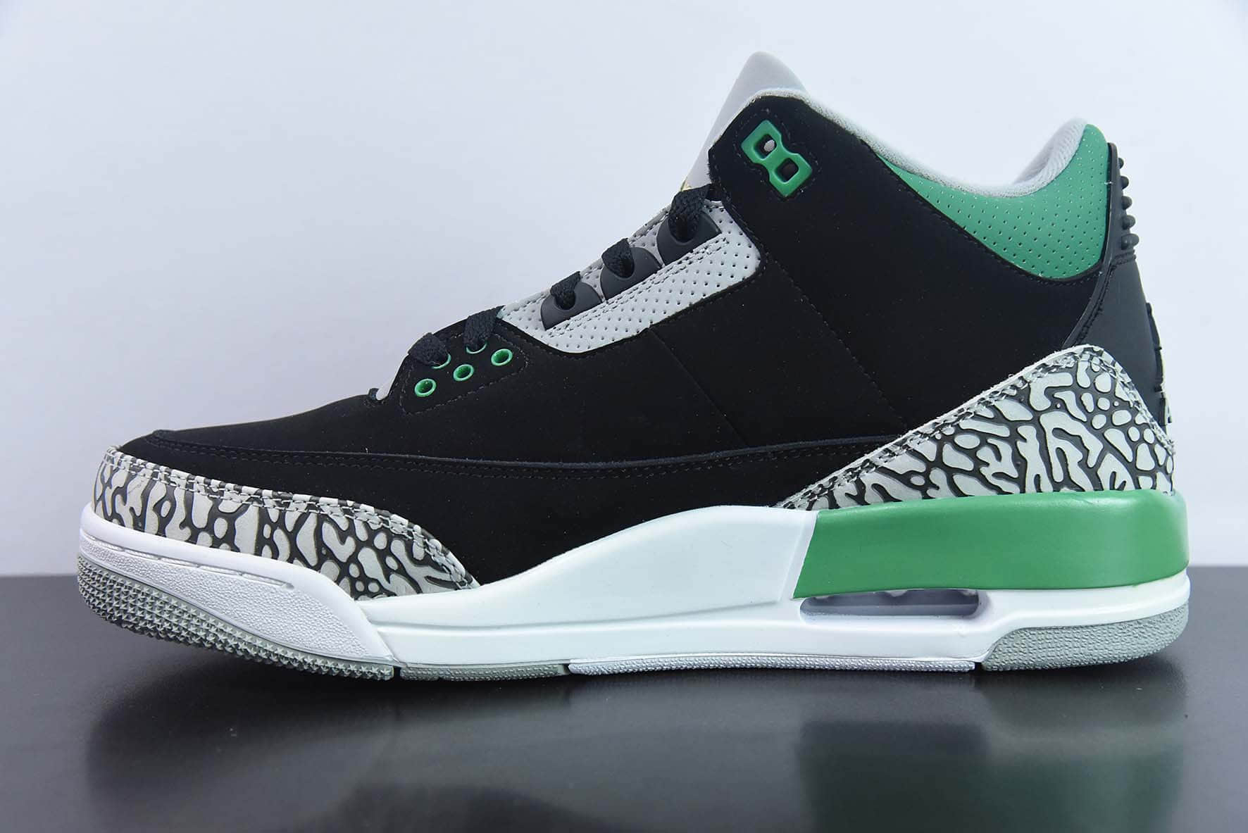 乔丹Air Jordan 3 RetroPine GreenAJ3松绿黑爆裂纹中帮复古休闲运动文化篮球鞋纯原版本 货号：CT8532-030