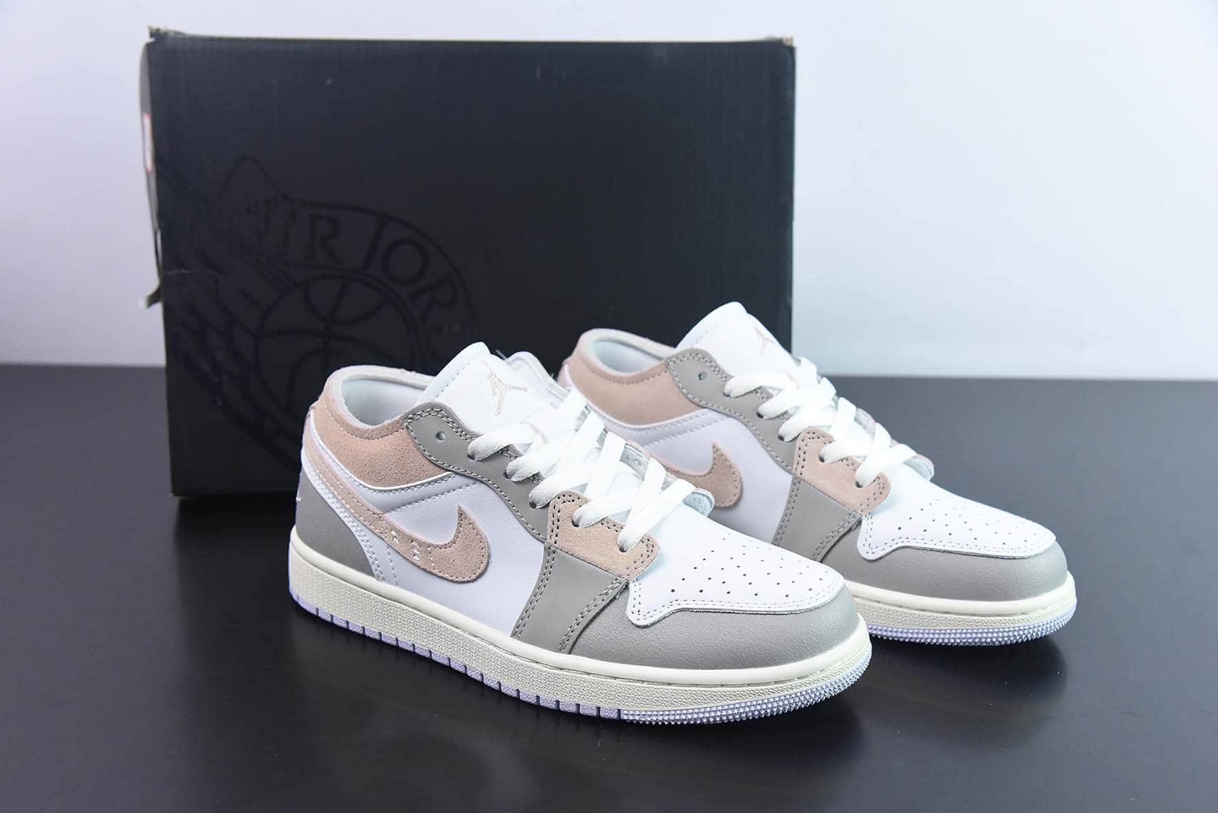 乔丹Air Jordan 1 Low OG EX解构白灰黄低帮篮球鞋纯原版本 货号:DN1635-002