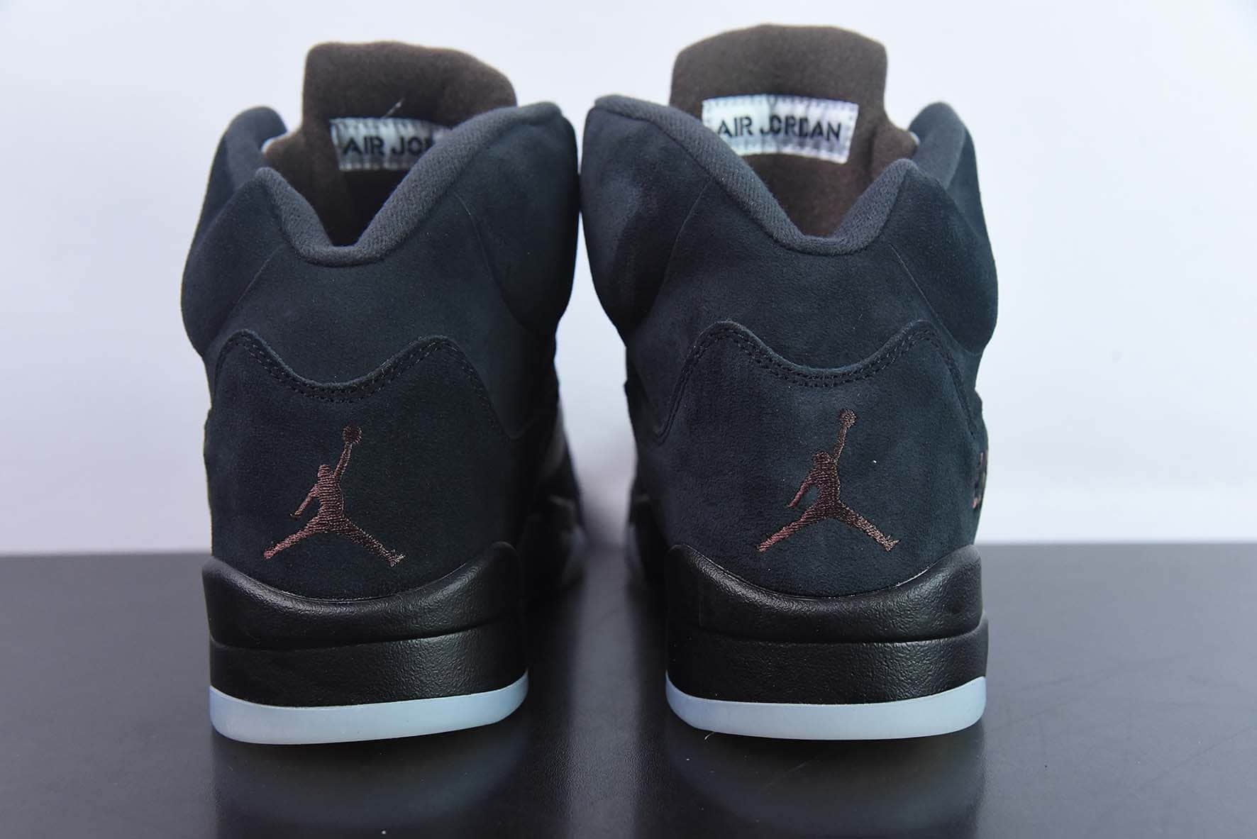 乔丹Ai Jordan A Ma Maniere x Air Jordan 5 Black Retro AJ5黑酒红联名款高帮篮球鞋纯原版本 货号：FD1330-001