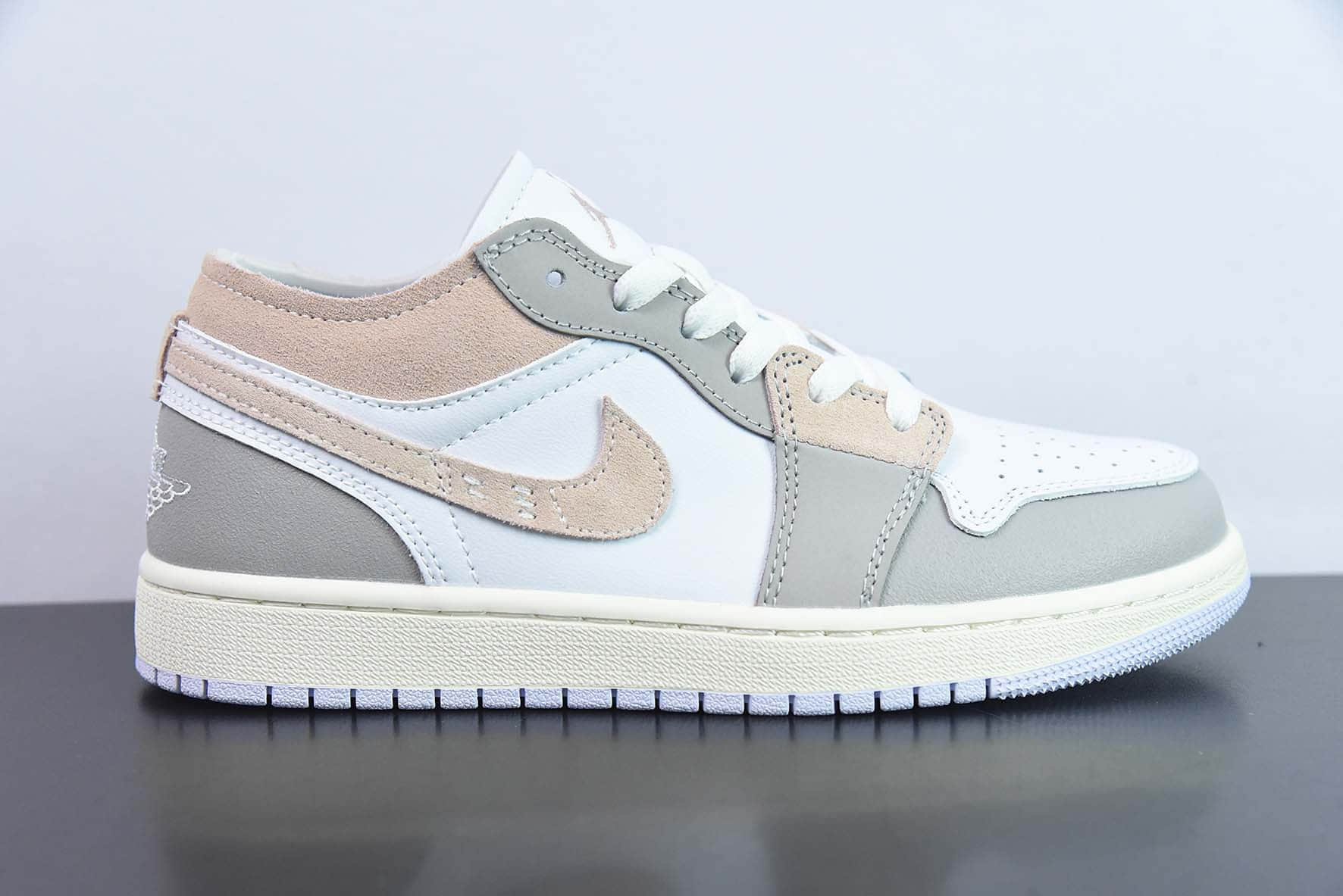 乔丹Air Jordan 1 Low OG EX解构白灰黄低帮篮球鞋纯原版本 货号:DN1635-002