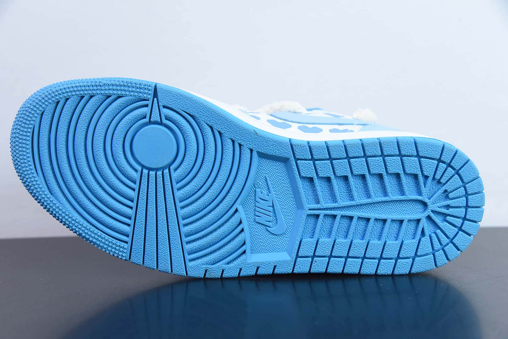 乔丹Air Jordan 1 Low AJ1白蓝解构抽绳绑带低帮休闲板鞋纯原版本 货号:DC0774-141