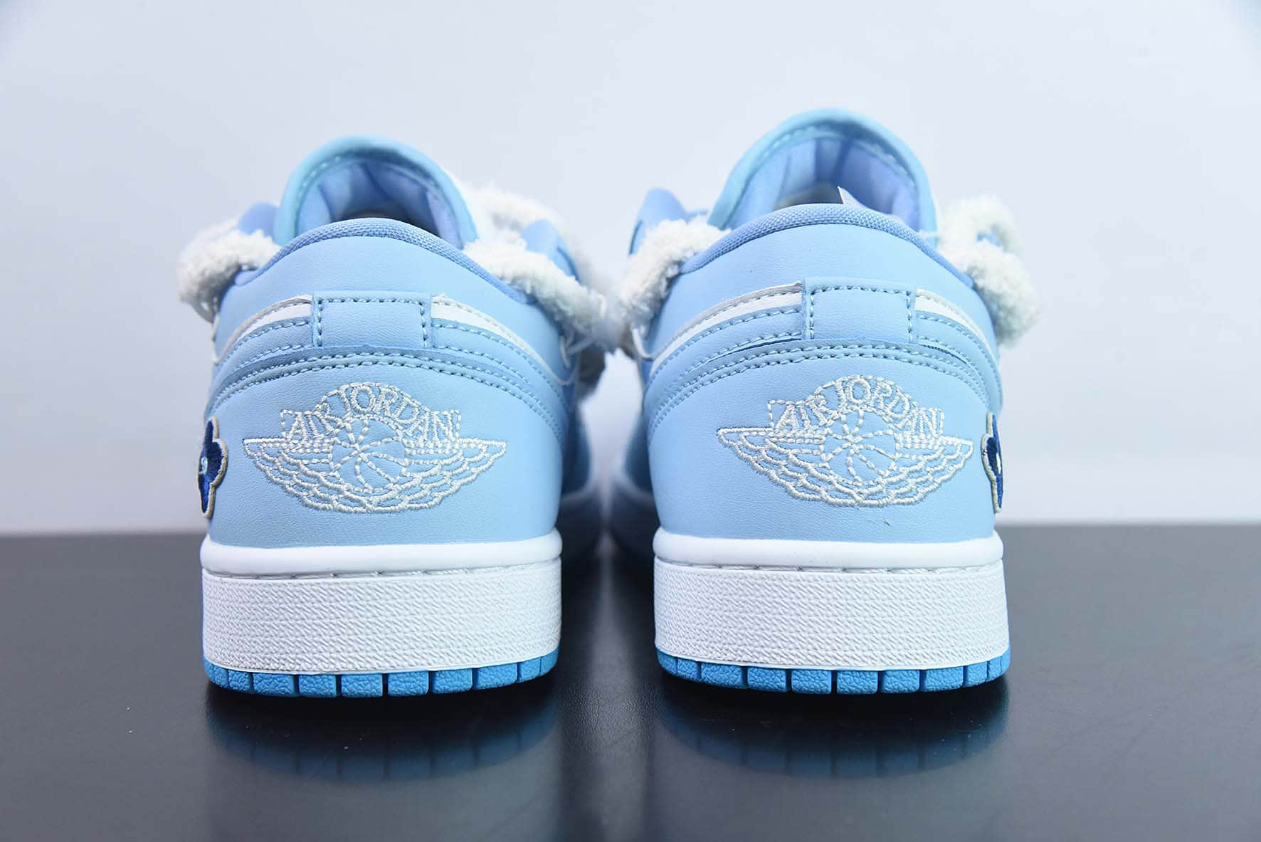 乔丹Air Jordan 1 Low AJ1白蓝解构抽绳绑带低帮休闲板鞋纯原版本 货号:DC0774-141