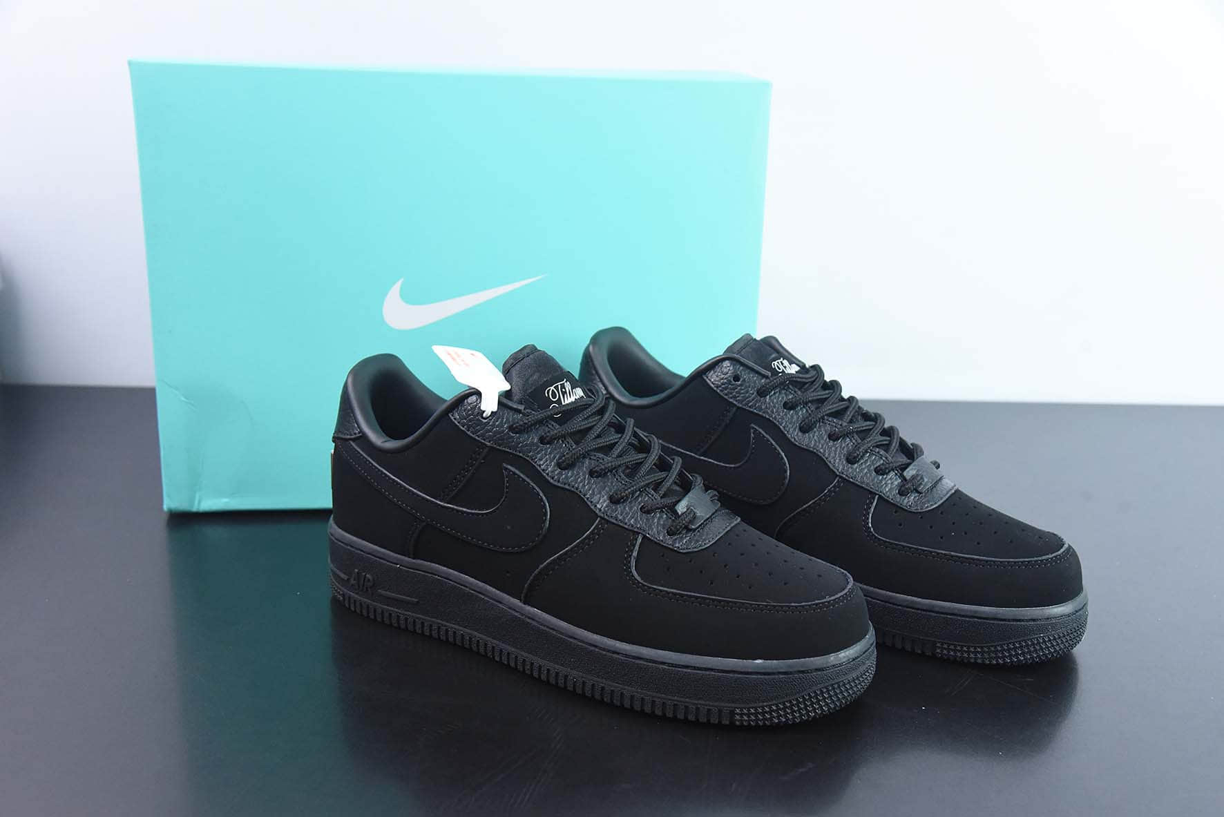 耐克Nike X TIFFANY & CO.AIR Force 1 1837 蒂芙尼黑武士空军一号低帮百搭休闲运动板鞋纯原版本 货号:DZ1382-005
