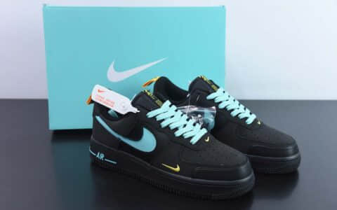 耐克Nike Air Force 1’07 Low 黑绿反光款空军一号低帮休闲板鞋纯原版本 货号：DV6809-181