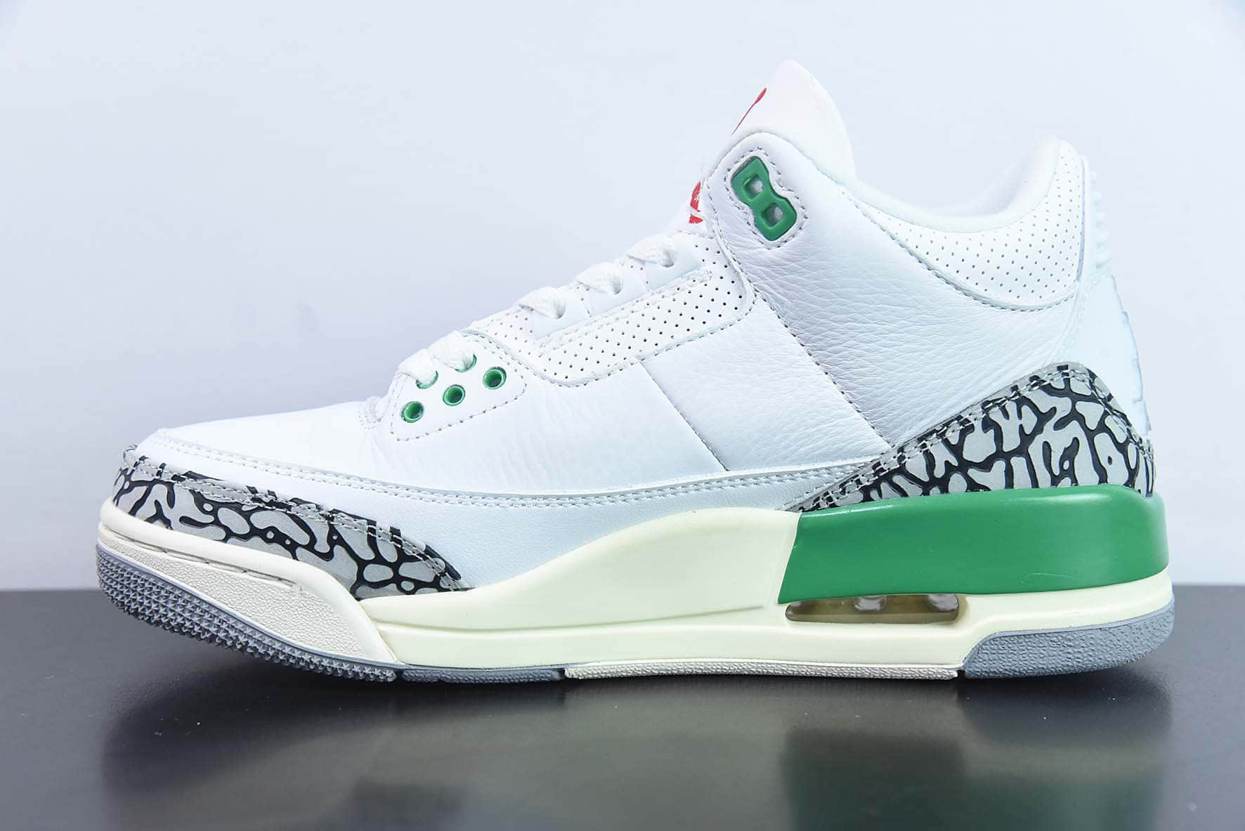 乔丹Air Jordan 3 Retro Lucky GreenAJ3系列白绿幸运草男子文化篮球鞋纯原版本 货号：CK9646-136