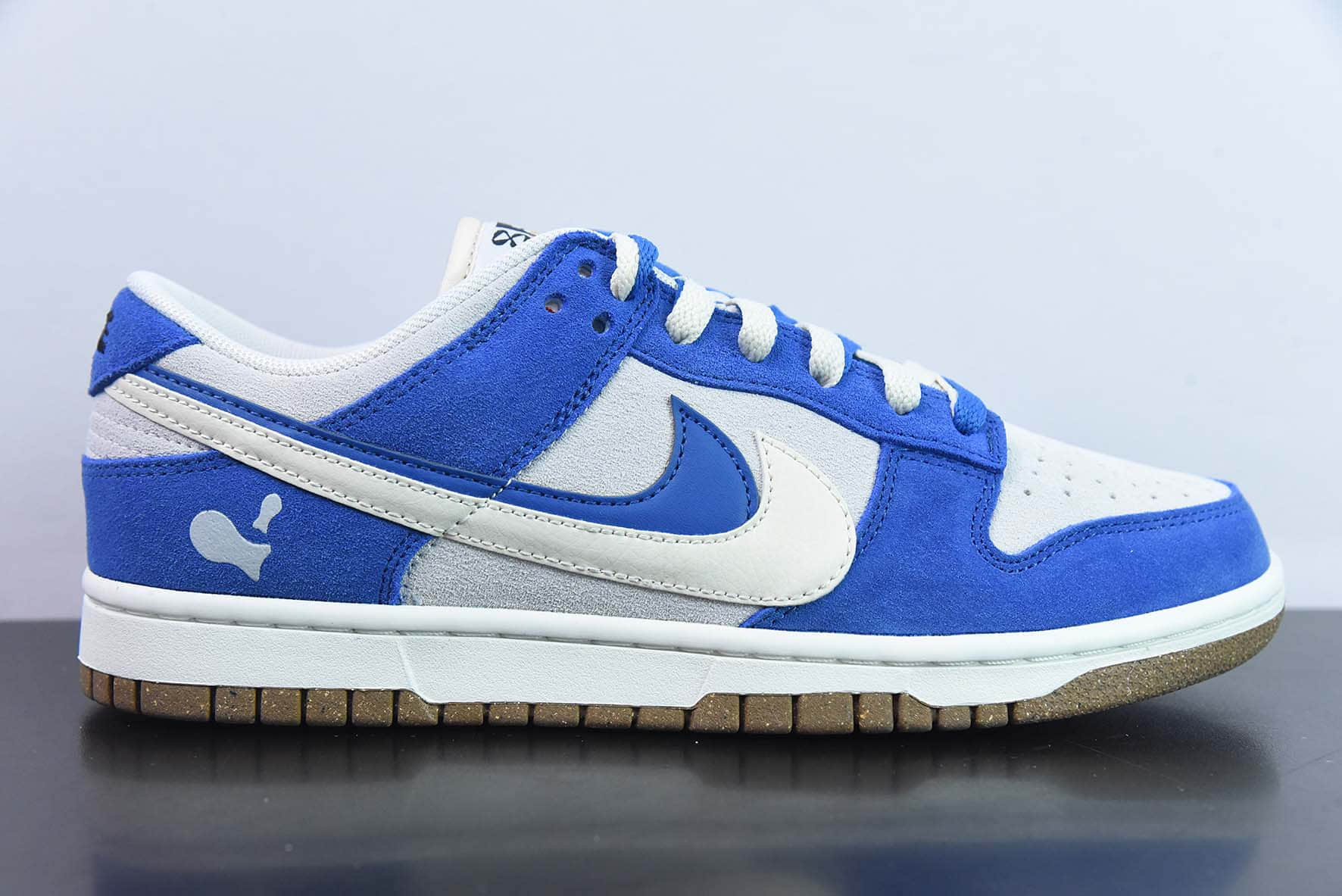 耐克Nike SB Dunk Low 85 双勾白灰蓝 SB低帮运动休闲板鞋纯原版本 货号：DO9457-139 