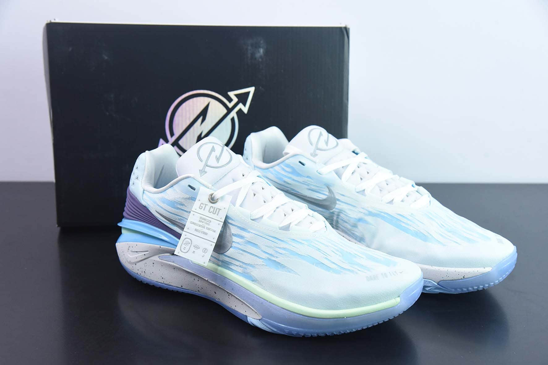 耐克NIKE Air ZOOM GT CUT 2.0二代冷蓝实战篮球鞋纯原版本 货号:FB1886-101