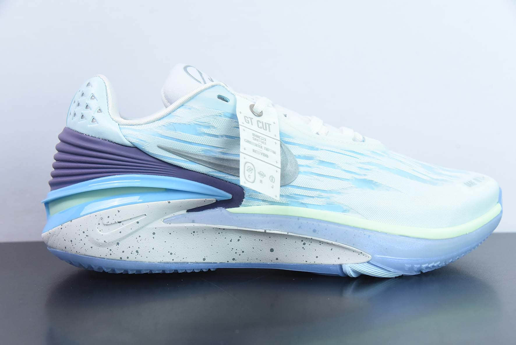 耐克NIKE Air ZOOM GT CUT 2.0二代冷蓝实战篮球鞋纯原版本 货号:FB1886-101