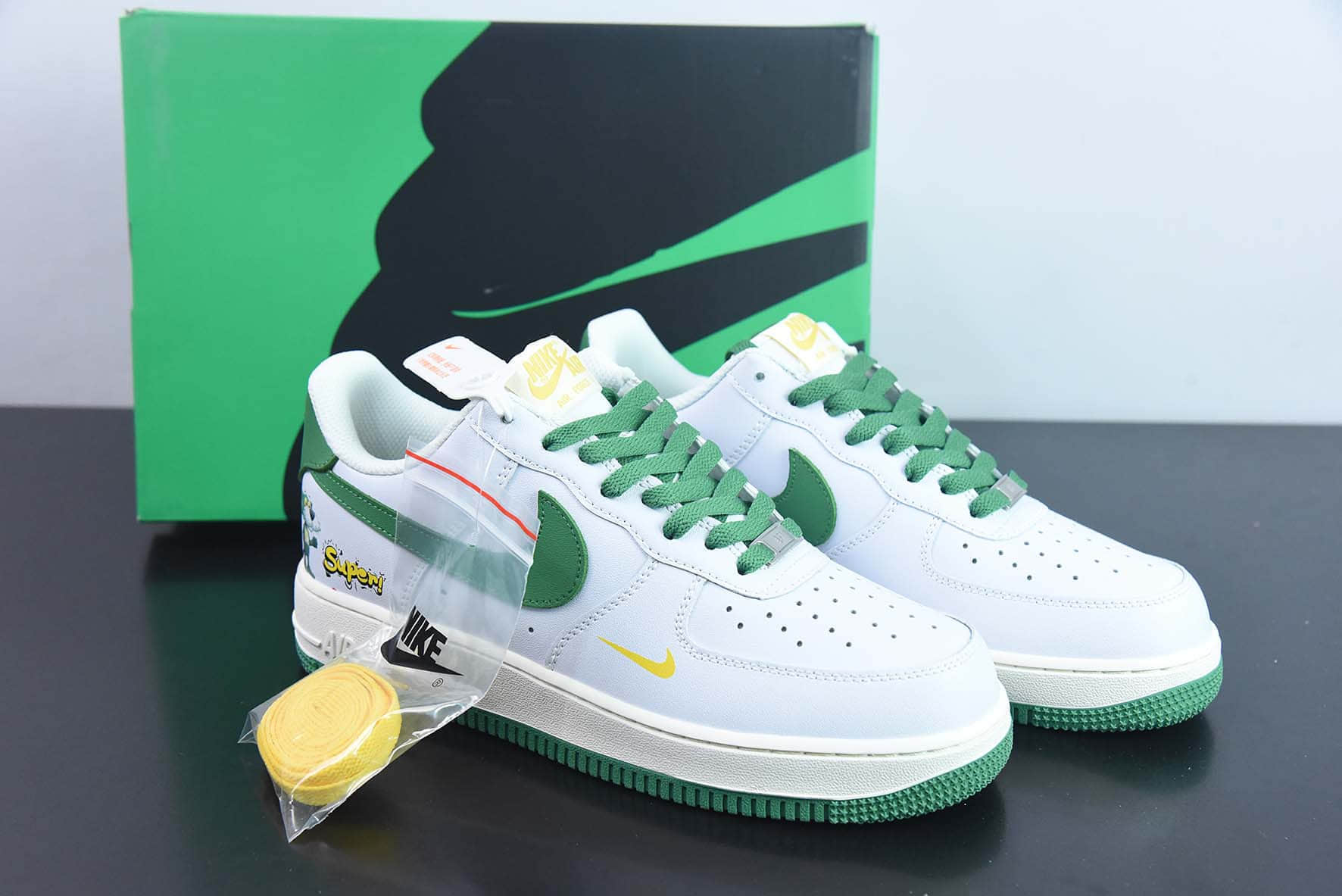 耐克NIke Air Force 1 '07 Low “Super PUMA联名--米白碧玉”空军一号低帮休闲板鞋纯原版本 货号:BS9055-721