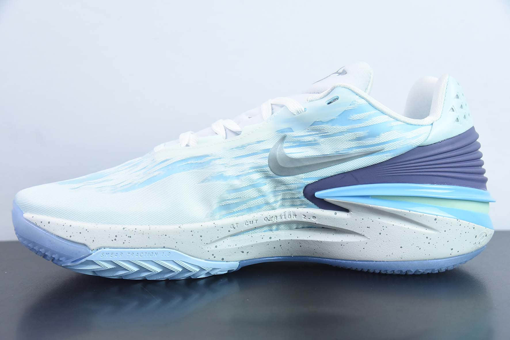 耐克NIKE Air ZOOM GT CUT 2.0二代冷蓝实战篮球鞋纯原版本 货号:FB1886-101