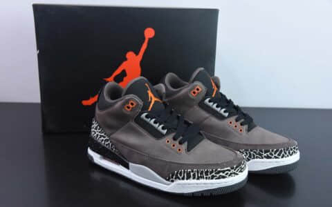乔丹Air Jordan 3 RetroDesert Cement迈克尔·乔丹AJ3代咖啡棕中帮复古休闲运动文化篮球鞋纯原版本 货号：626967-040