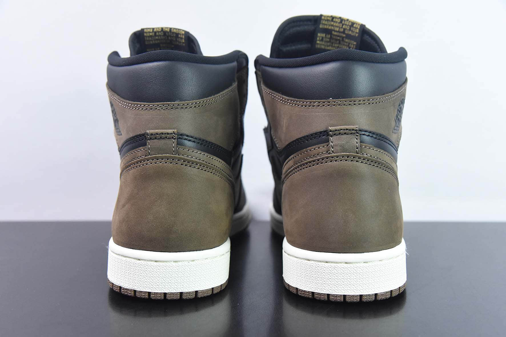 乔丹Air Jordan 1 High Palomino AJ1棕黑摩卡脚趾高帮文化篮球鞋纯原版本 货号：DZ5485-020