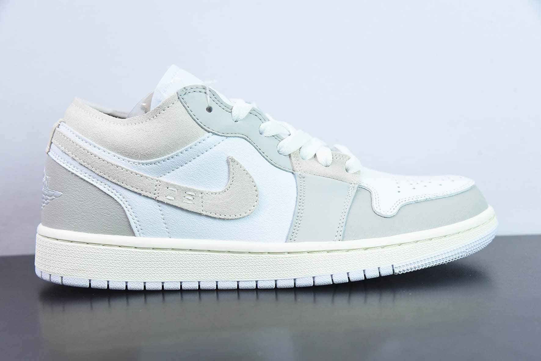 乔丹Air Jordan 1 Low AJ1白灰低帮复古文化篮球鞋纯原版本 货号：DN1635-002