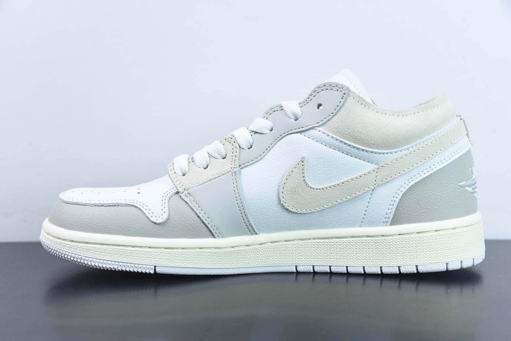 乔丹Air Jordan 1 Low AJ1白灰低帮复古文化篮球鞋纯原版本 货号：DN1635-002