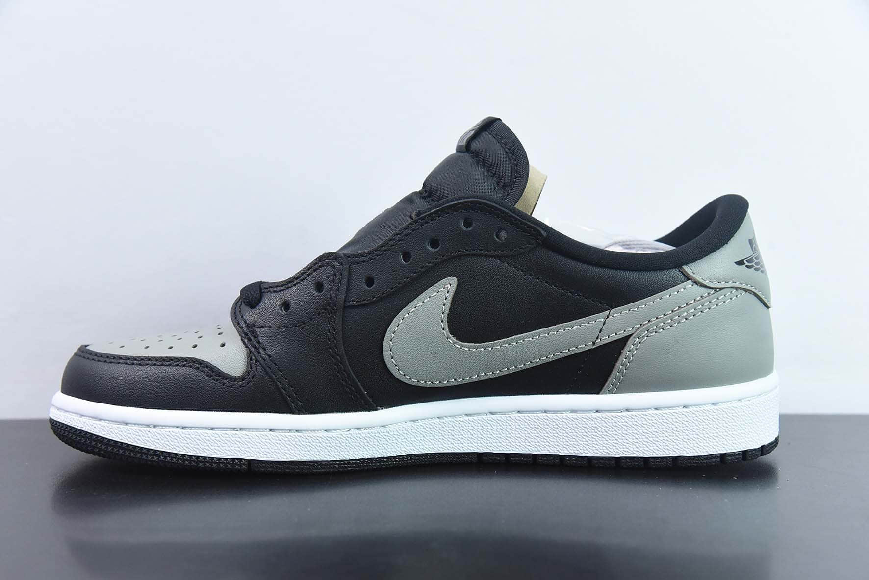 乔丹Air Jordan 1 Low OG 系列影子灰配色低帮复古篮球鞋纯原版本 货号：705329-003