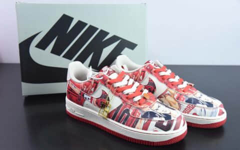 耐克Nike Air Force 1 ’07 Low “Slum Dunk” 灌篮高手联名限定款空军一号低帮运动板鞋纯原版本 货号：SD1990-111