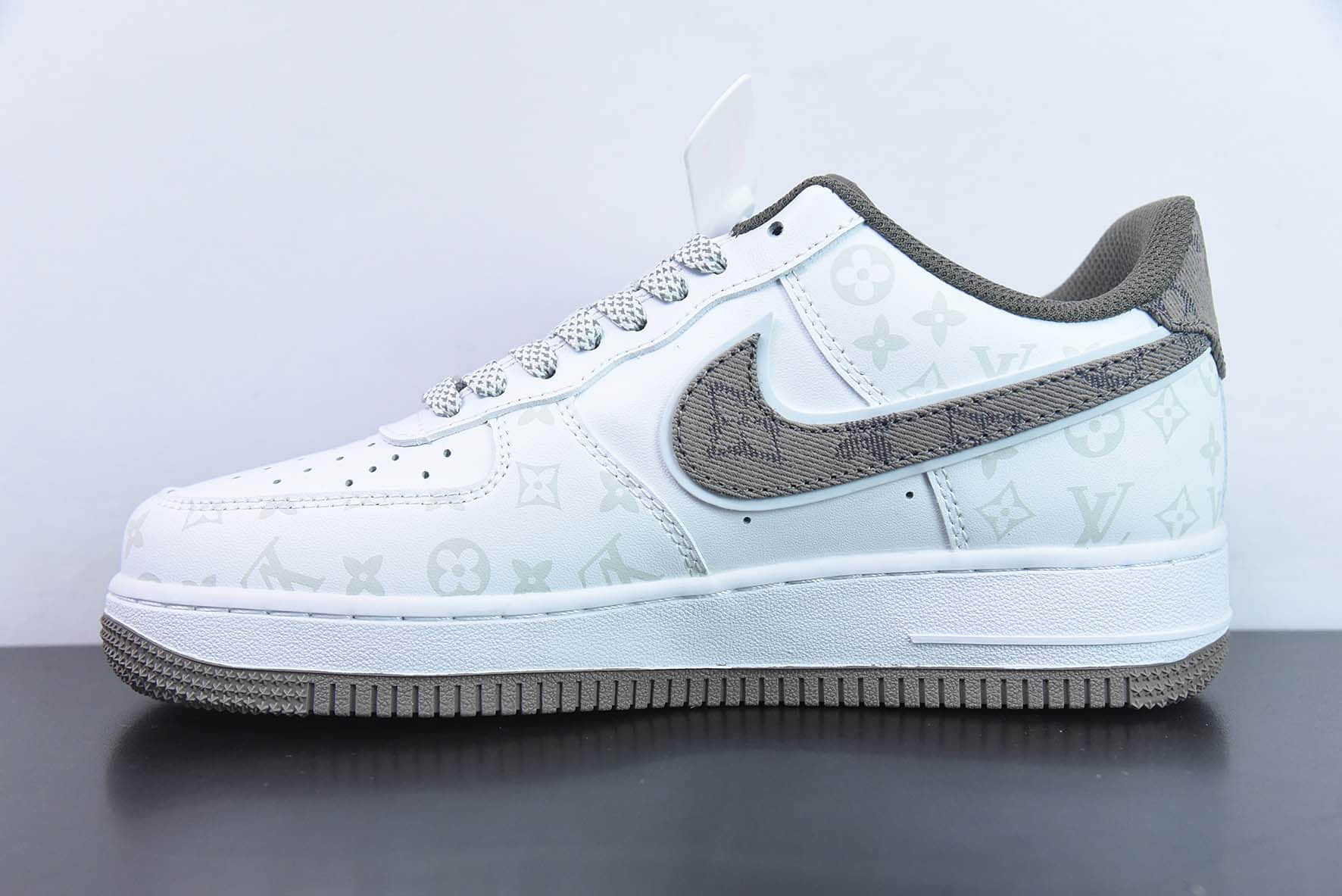 耐克NIke Air Force 1 '07 Low “LV联名暗夜精灵--深灰牛仔”空军一号低帮休闲板鞋纯原版本 货号:CV0670-300