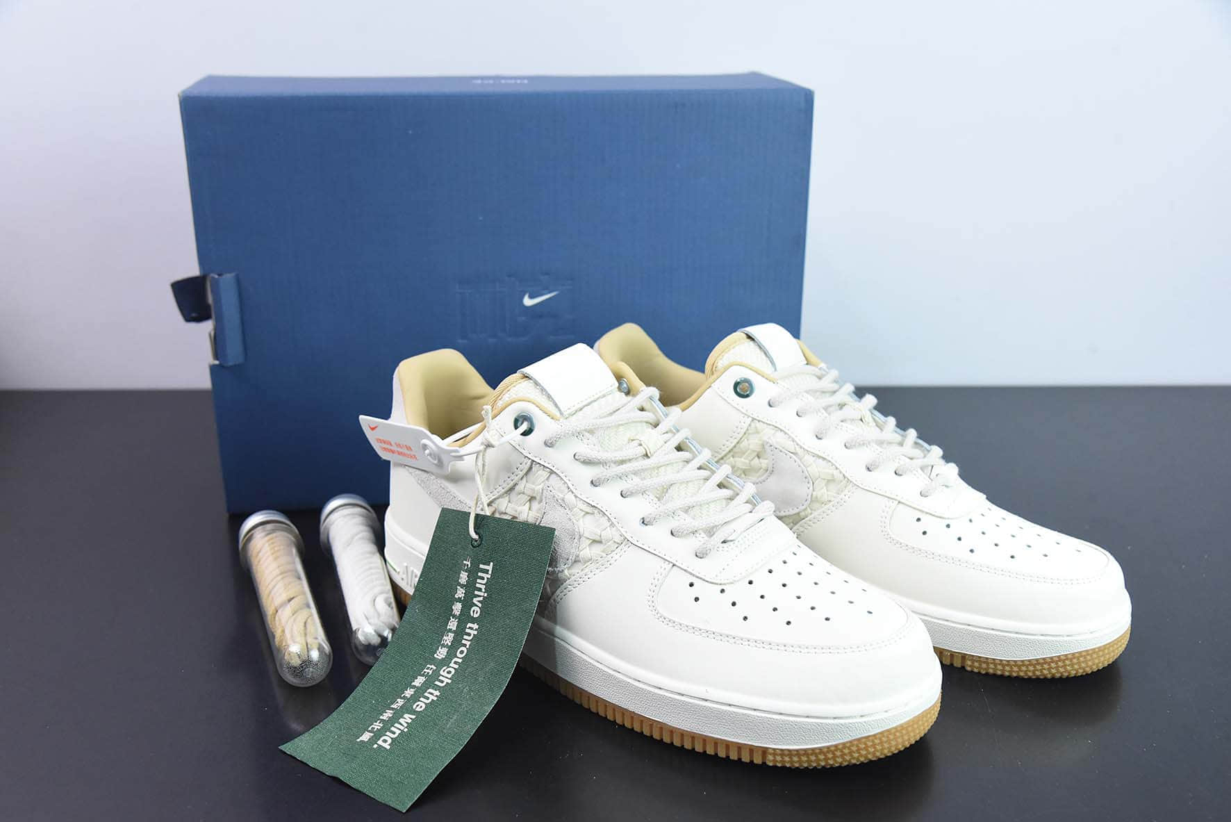 耐克Nike Air Force 1 Low竹米白小香风空军一号低帮休闲板鞋纯原版本 货号:FN0369-101