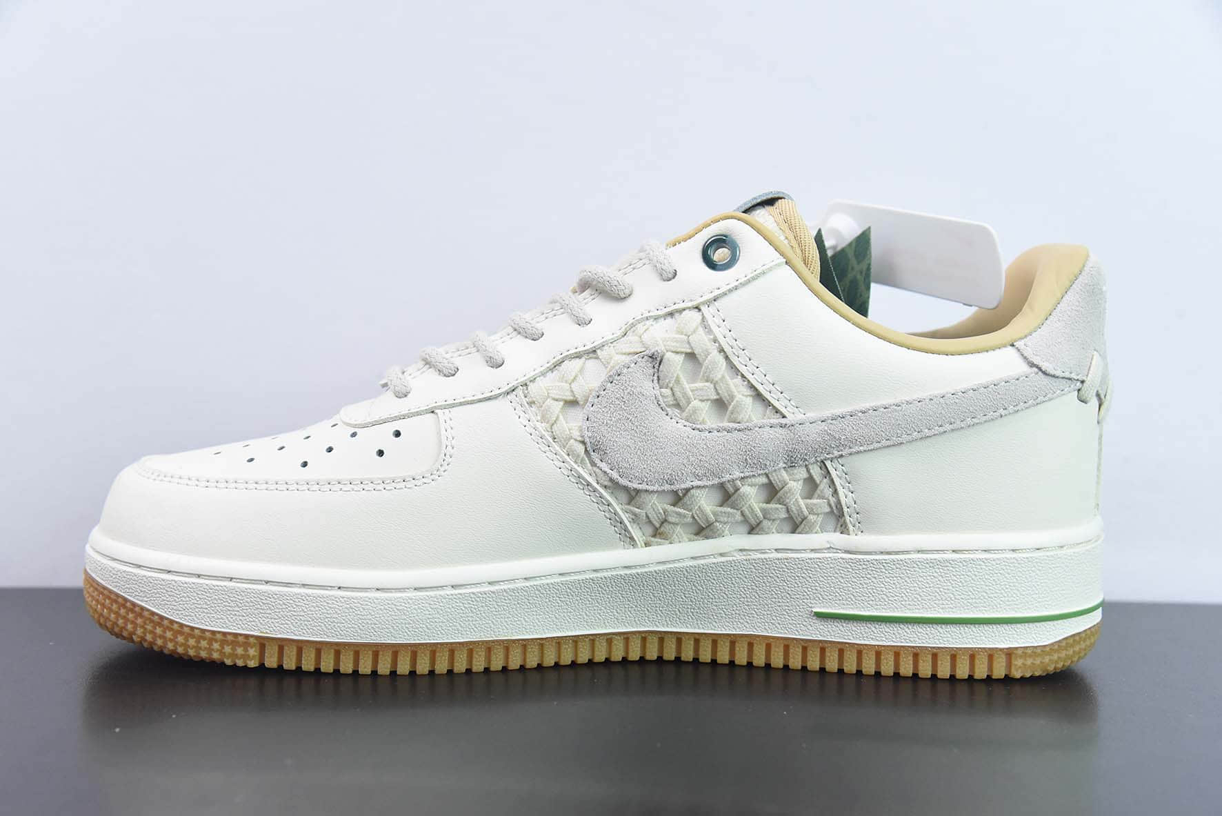 耐克Nike Air Force 1 Low竹米白小香风空军一号低帮休闲板鞋纯原版本 货号:FN0369-101