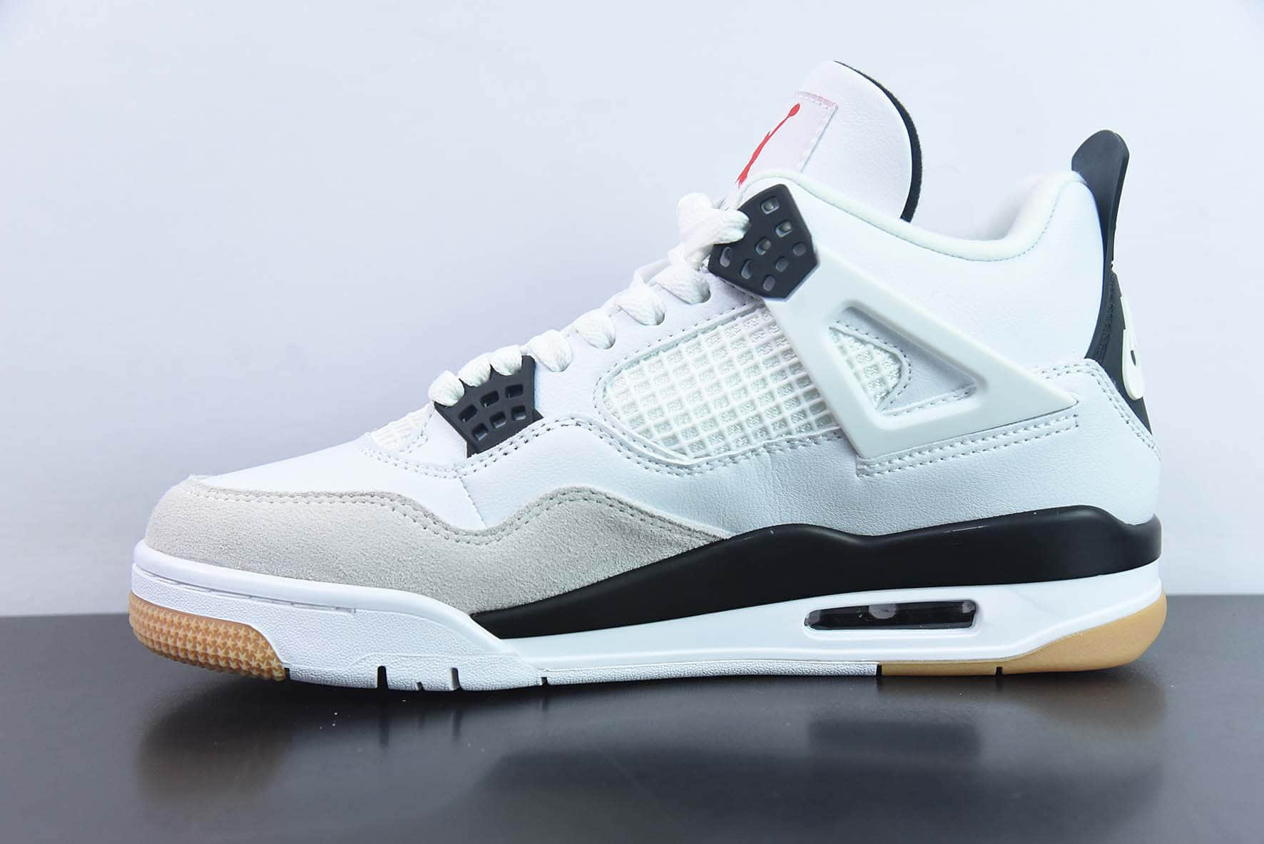 乔丹Air Jordan Nike SB x Air Jordan 4 Pine Green AJ4SB联名奶白黑生胶复古文化篮球鞋纯原版本 货号：DR5415-101