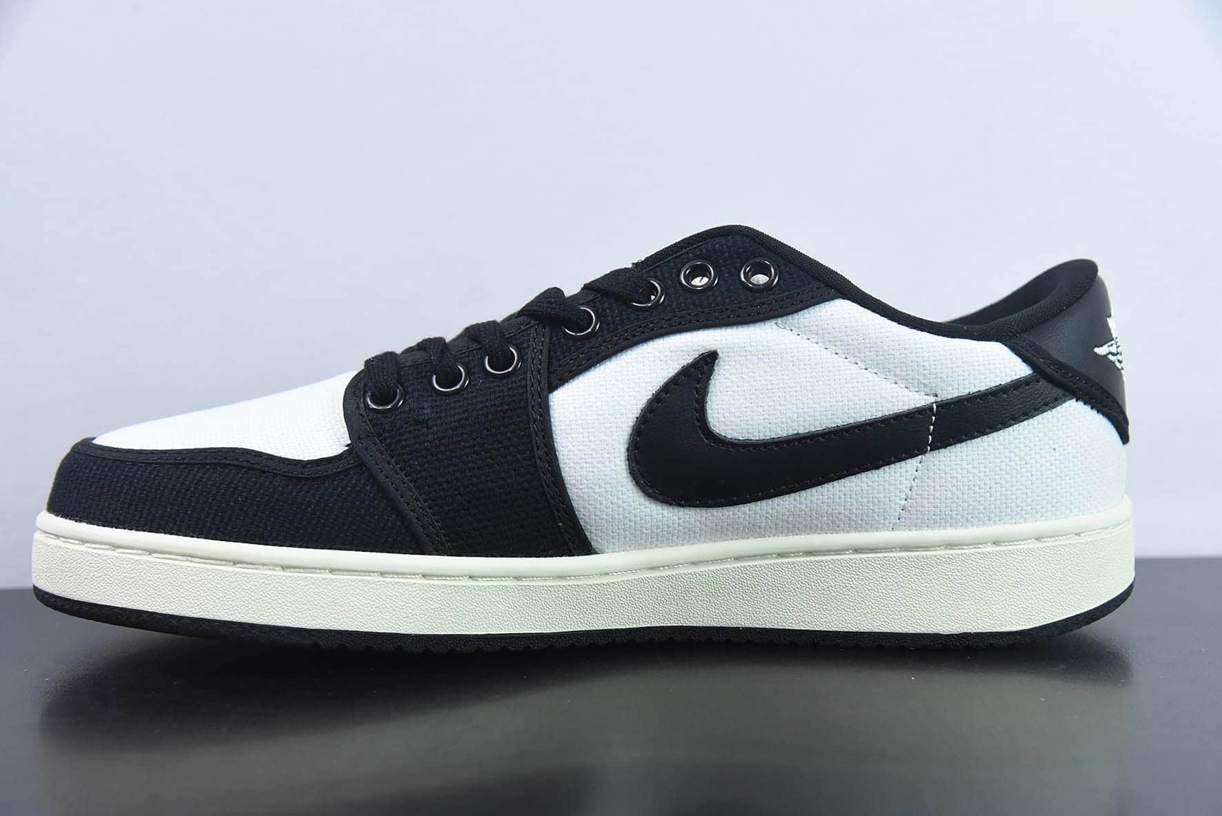 乔丹Air Jordan 1 KO Low AJ1白黑低帮复古篮球鞋纯原版本 货号：DX4981-100