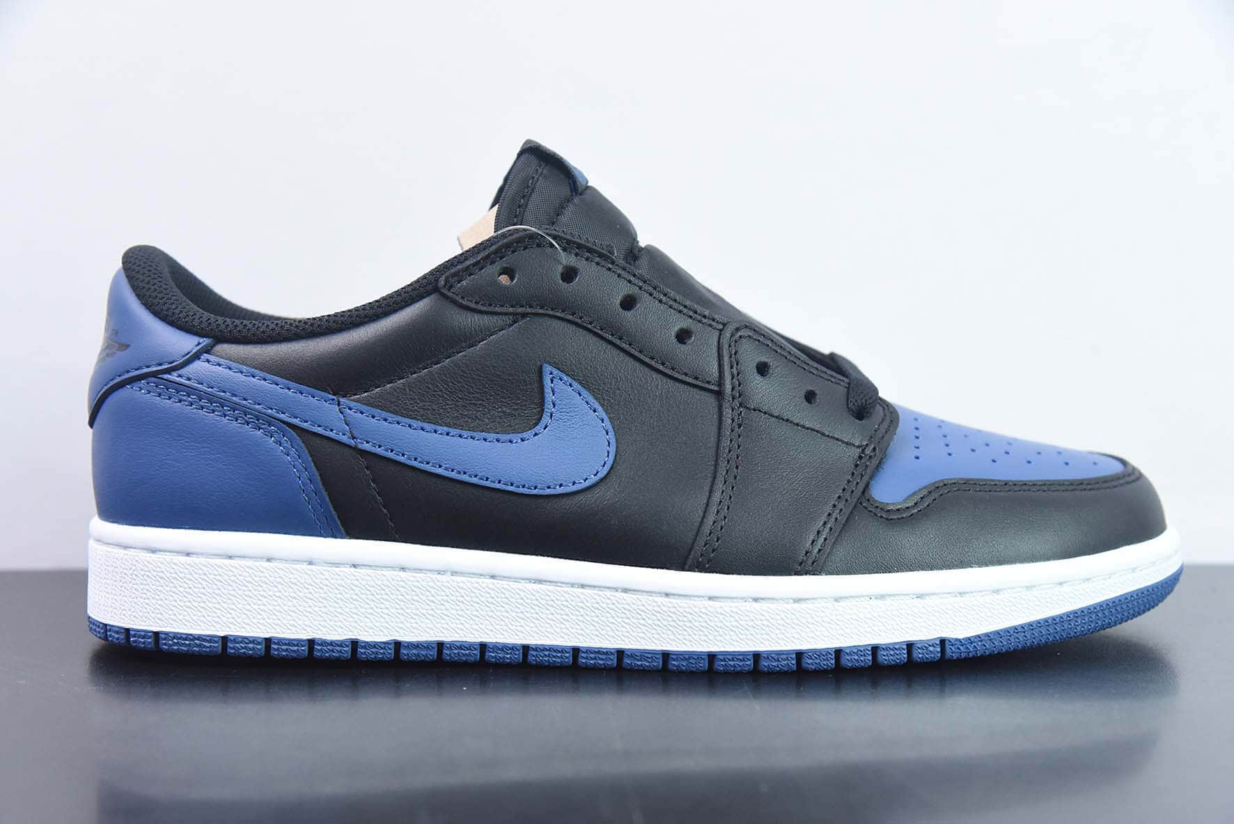 乔丹Air Jordan 1 Retro Low AJ1黑蓝低帮复古文化篮球鞋纯原版本 货号:CZ0775-041