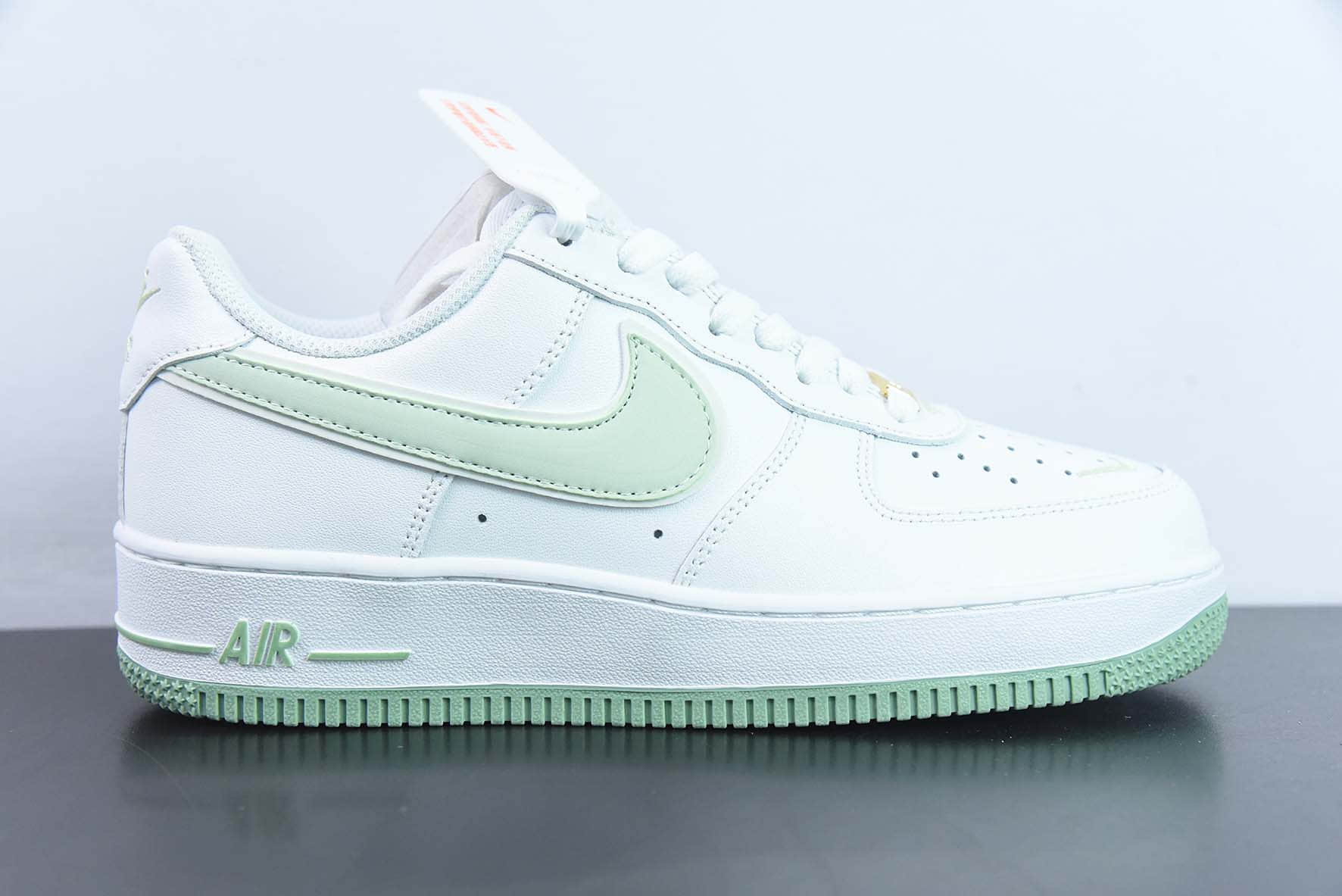 耐克Nike Air Force 1‘07 Low ”Swoosh“ 草绿小勾空军一号低帮休闲板鞋纯原版本 货号:CV5696-968