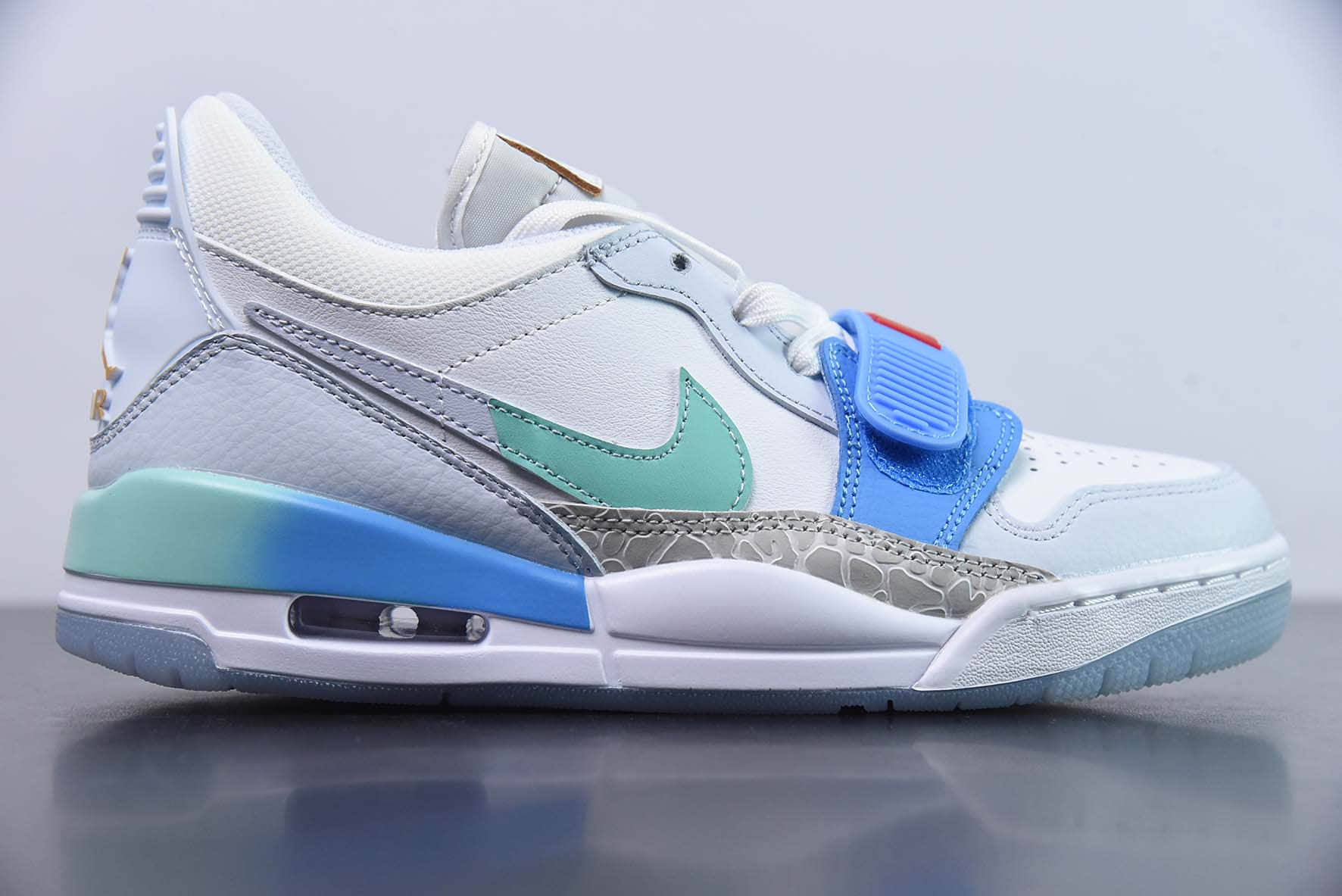 乔丹Air Jordan Legacy 312 low AJ312灰蓝魔术贴复古文化篮球鞋纯原版本 货号：FN8896-131