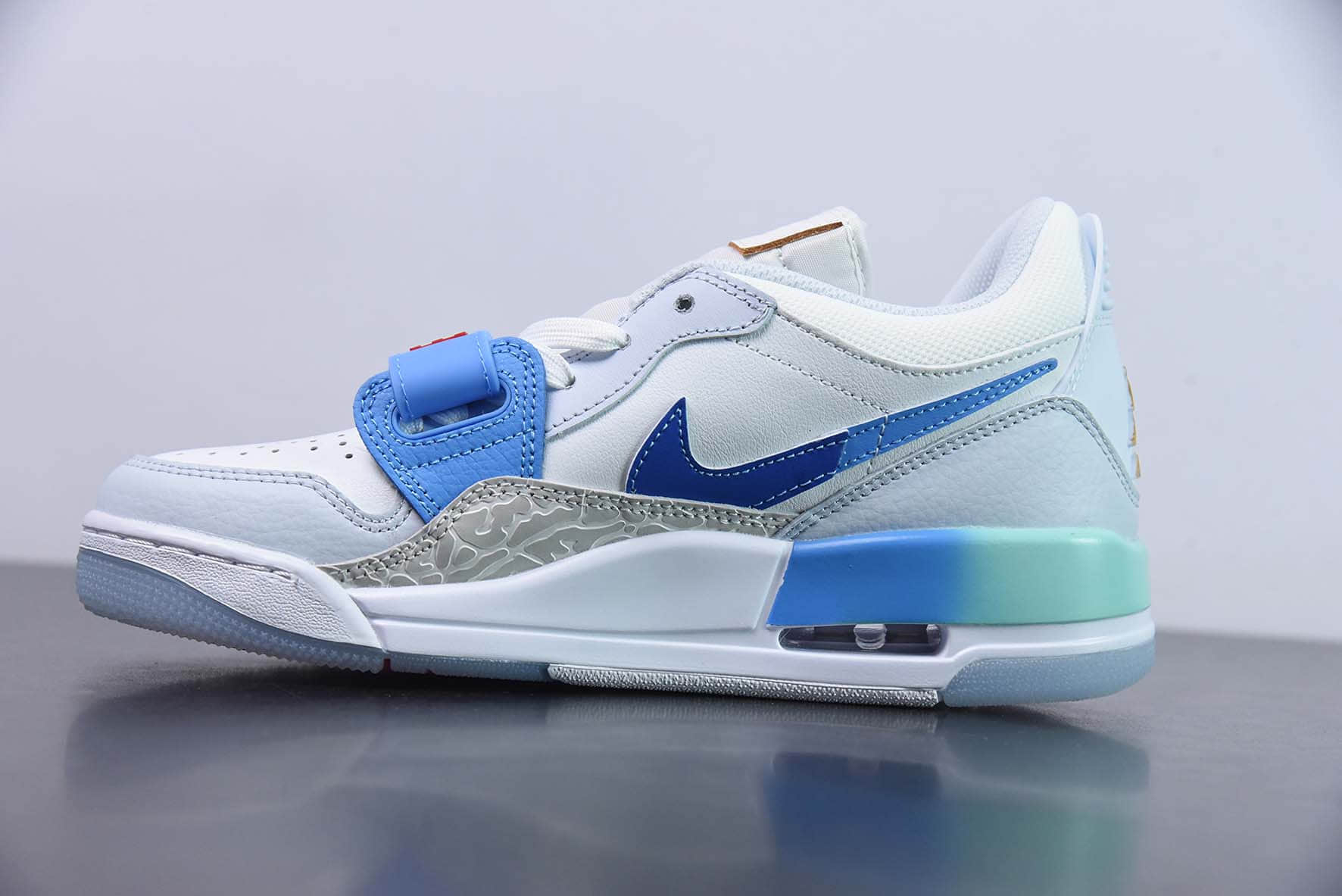 乔丹Air Jordan Legacy 312 low AJ312灰蓝魔术贴复古文化篮球鞋纯原版本 货号：FN8896-131