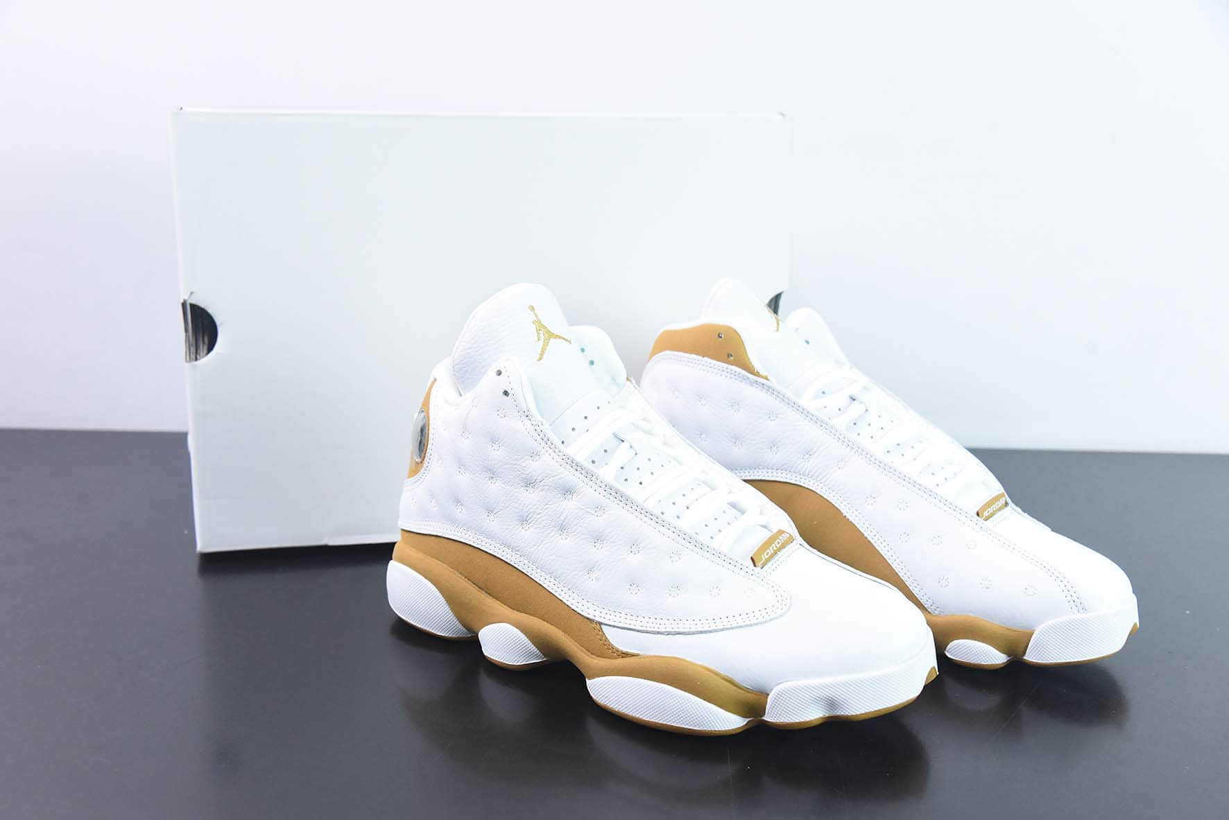 乔丹Air Jordan Retro AJ13小麦白棕男子复古文化篮球鞋纯原版本 货号：414571-171