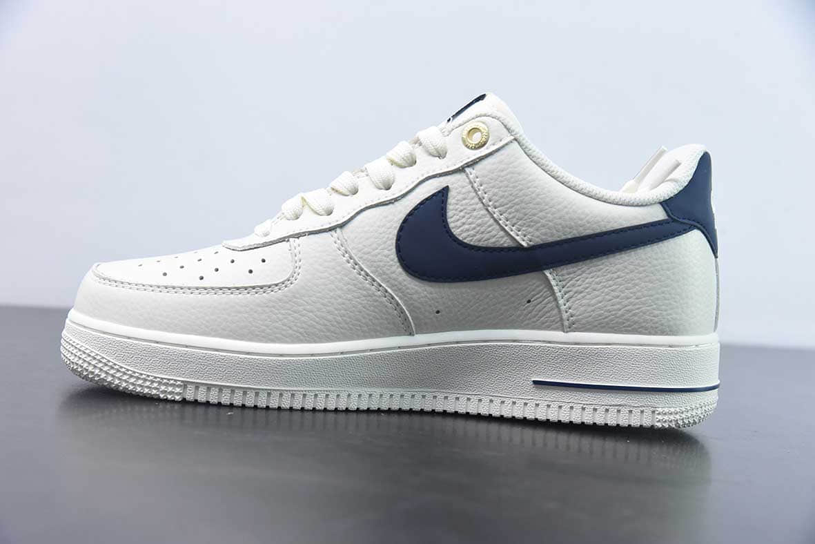 耐克Nike Air Force 1 Low “NAI-KE”中国40年米深蓝空军一号低帮休闲板鞋纯原版本 货号：NK0621-966 