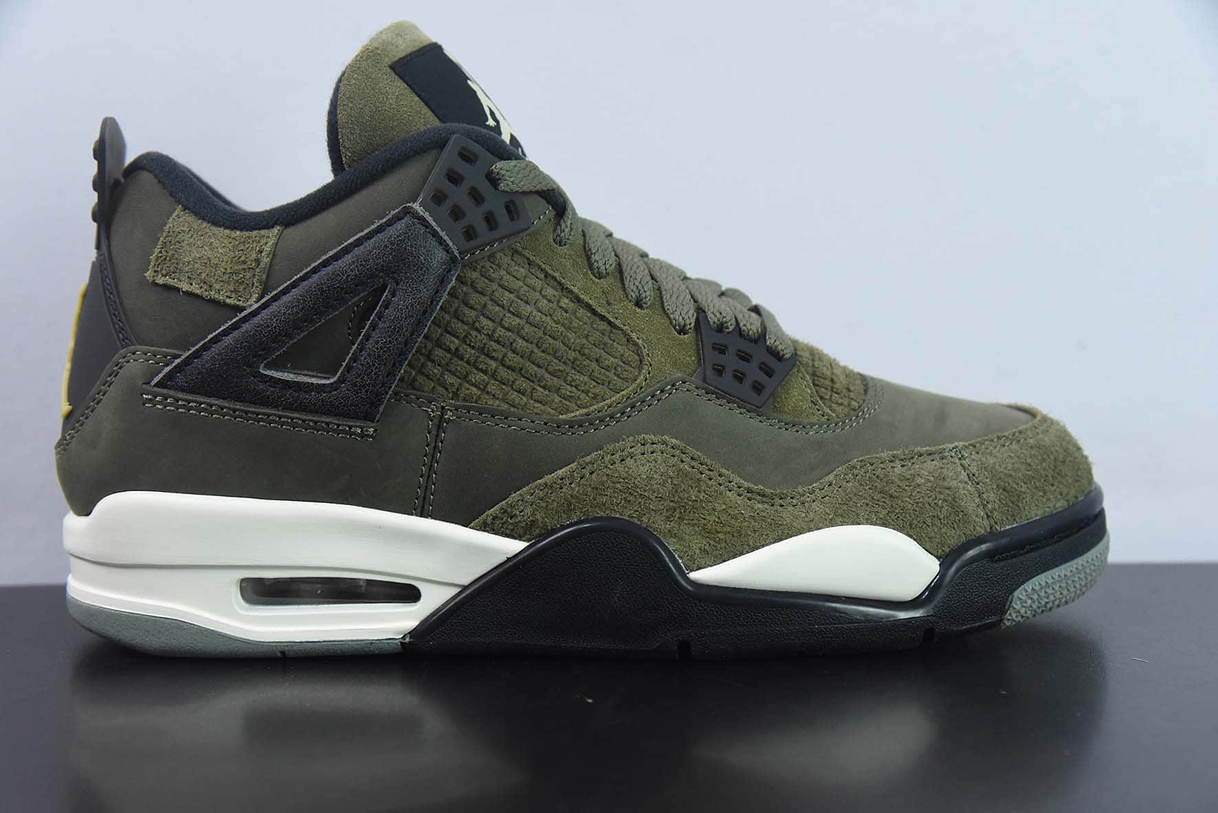 乔丹Air Jordan 4 Olive Canvas AJ4橄榄绿男子文化篮球鞋纯原版本 货号：FB9927-200