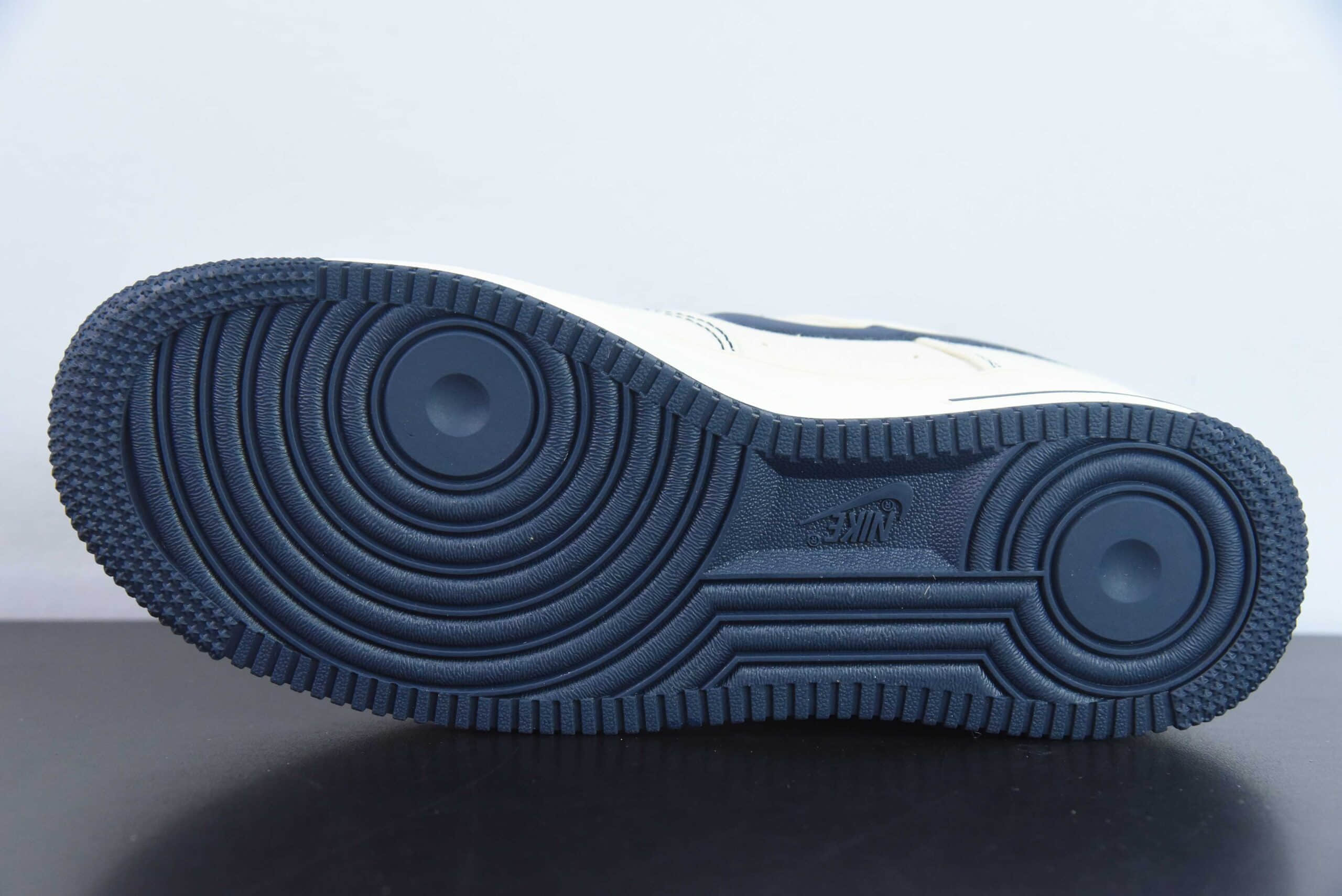 耐克NIke Air Force 1 '07 米白深蓝帆布面空军一号低帮休闲板鞋纯原版本 货号:TQ1456-299